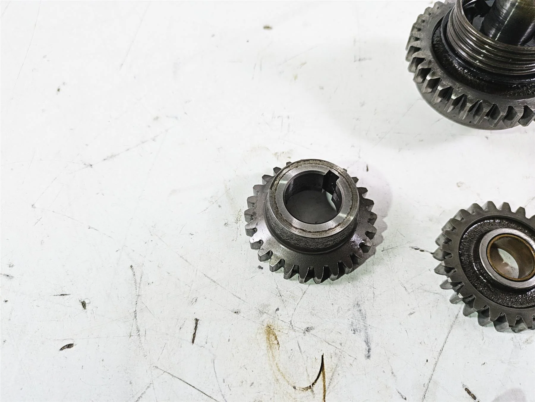 1998 KTM 380 SX MX Kickstart Shaft & Idle Gear Set 54633021200 - Image 6