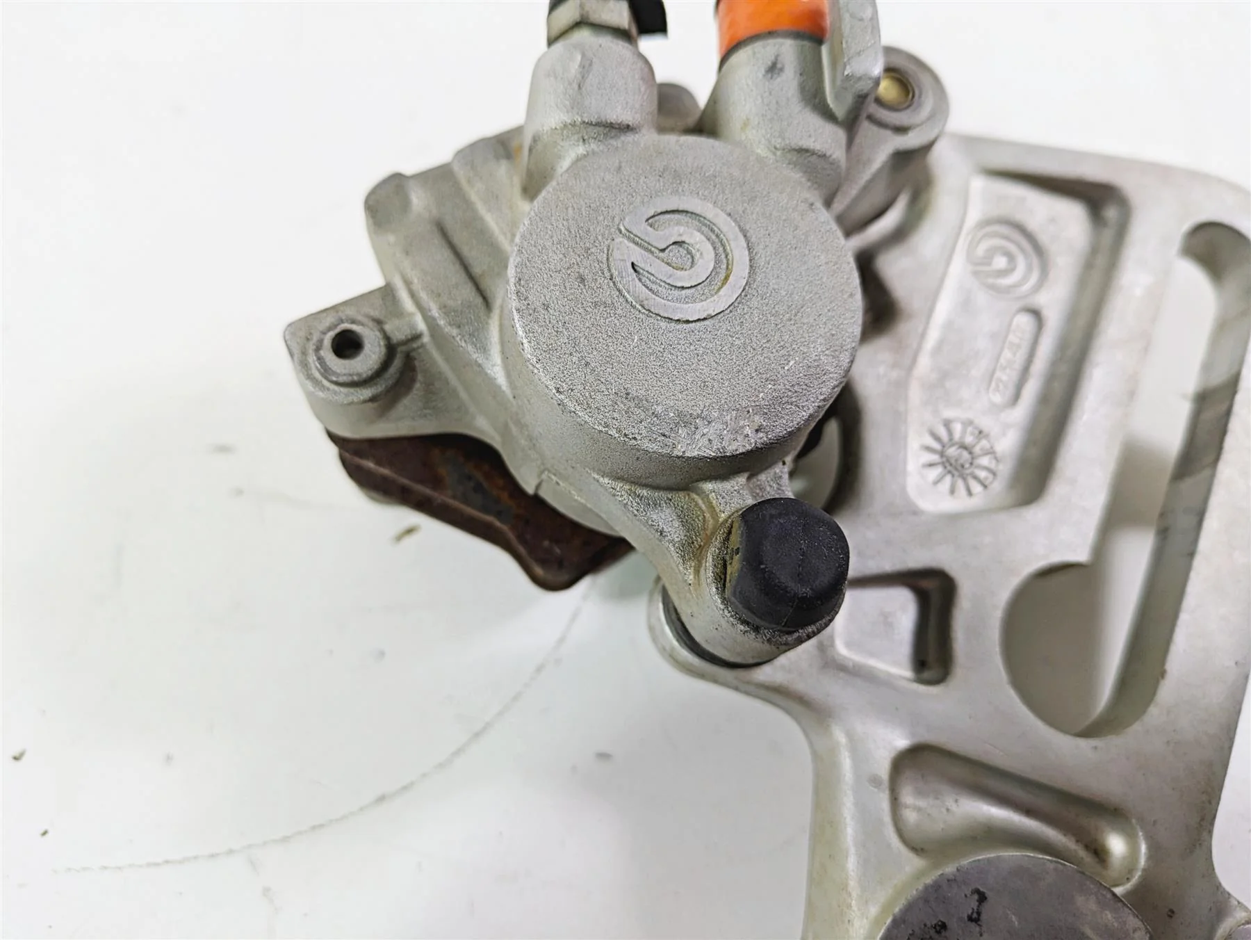 1998 KTM 380 SX MX Rear Brembo Brake Caliper & Bracket 54613301244 - Image 7