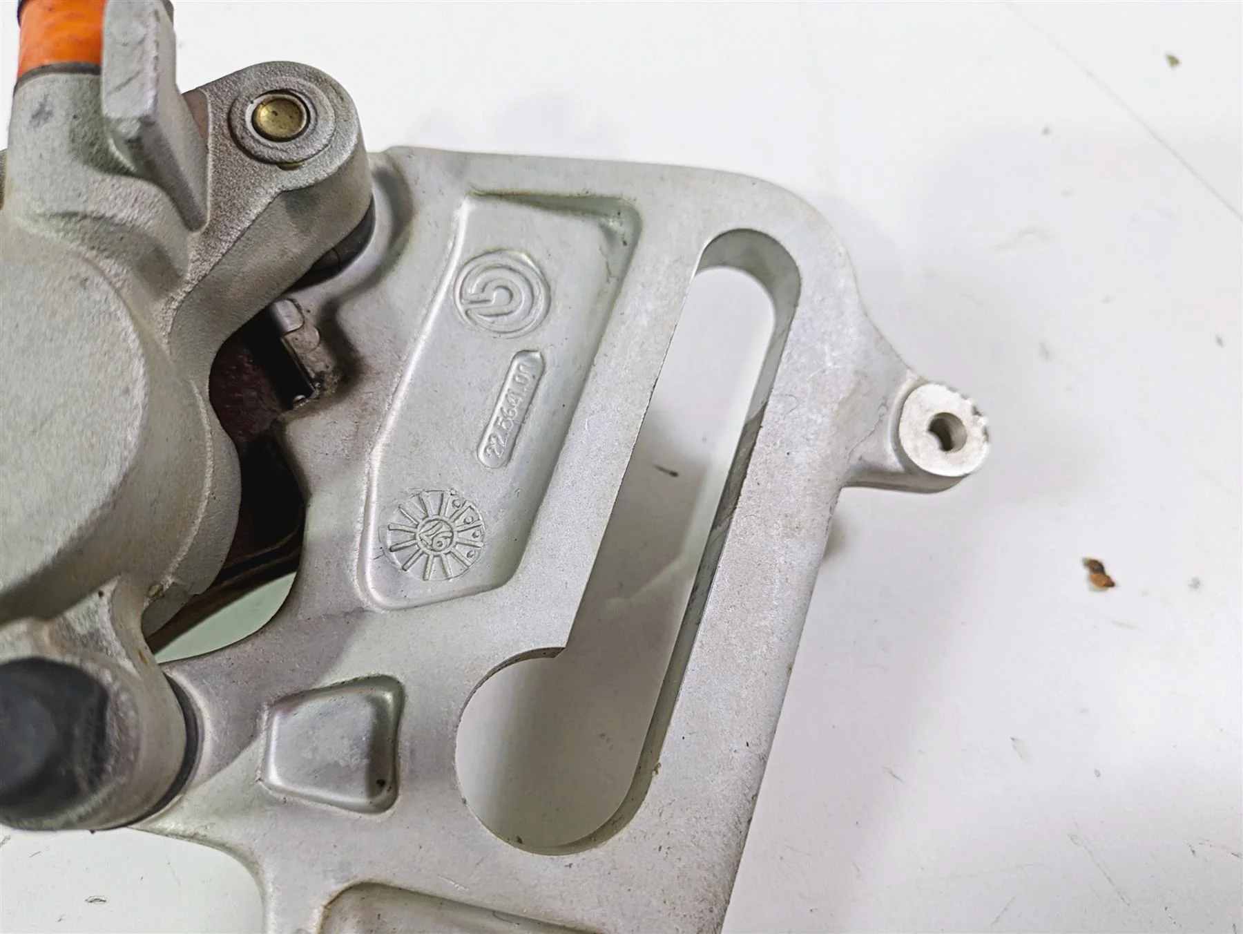 1998 KTM 380 SX MX Rear Brembo Brake Caliper & Bracket 54613301244 - Image 8