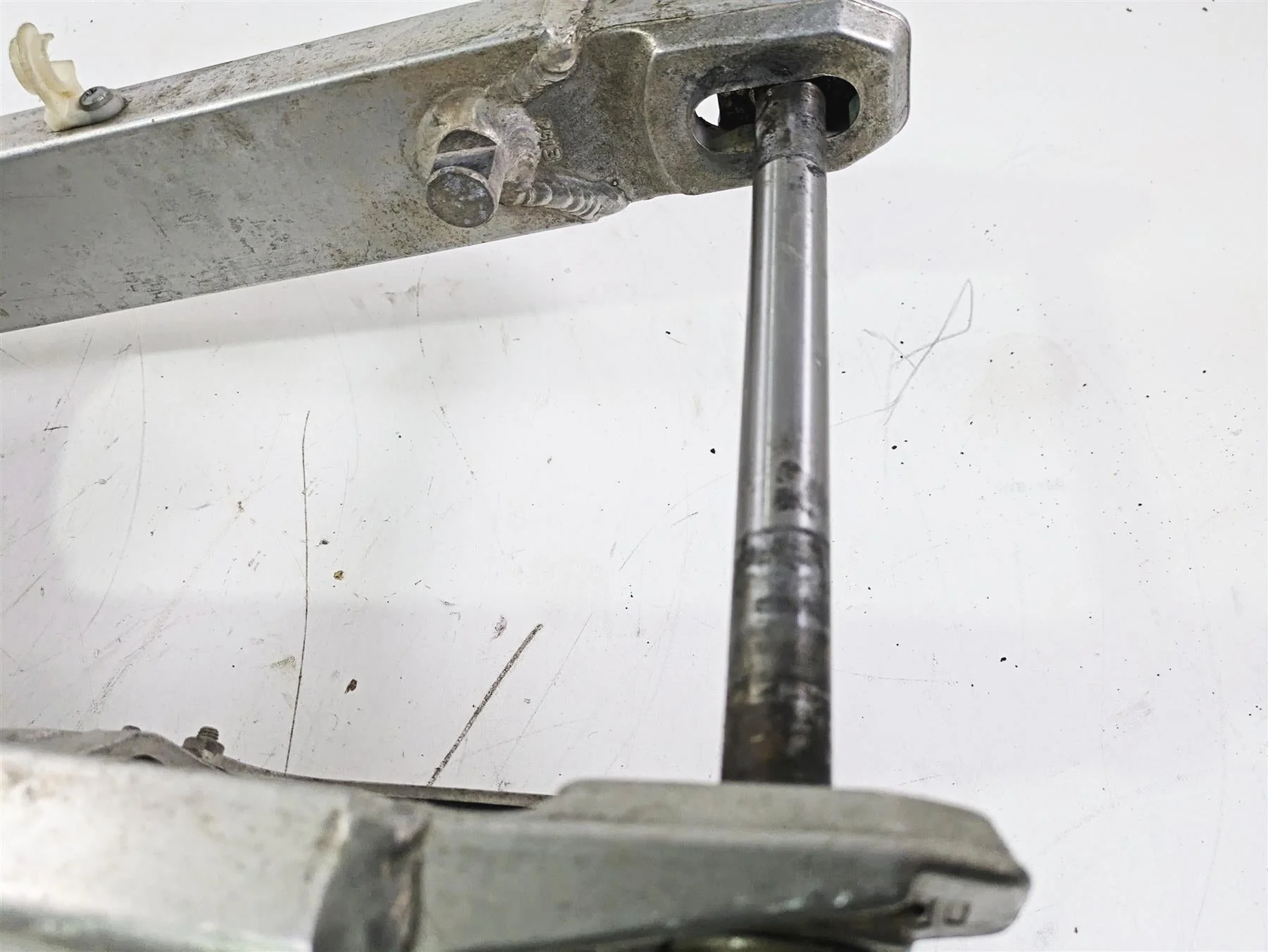 1998 KTM 380 SX MX Straight Swingarm Swing Arm & Rear Axle 50304030044 - Image 6