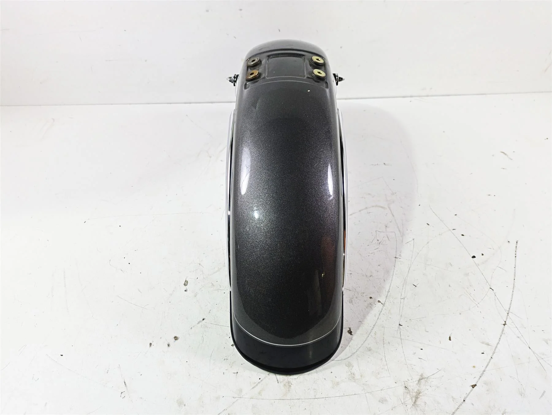 1998 Moto Guzzi California 1100 EV Front Fender Black Grey GU03434300 - Image 4
