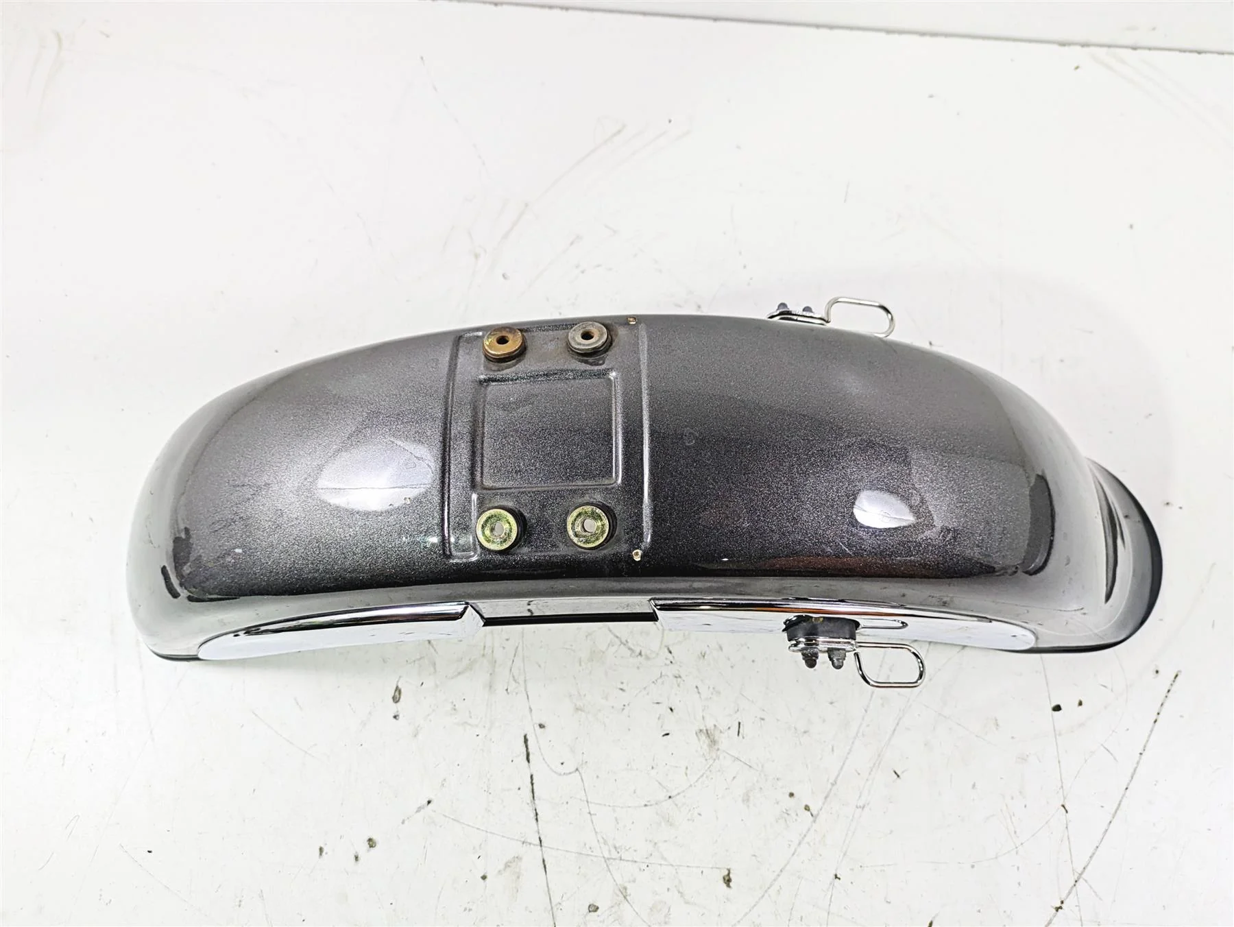 1998 Moto Guzzi California 1100 EV Front Fender Black Grey GU03434300 - Image 5
