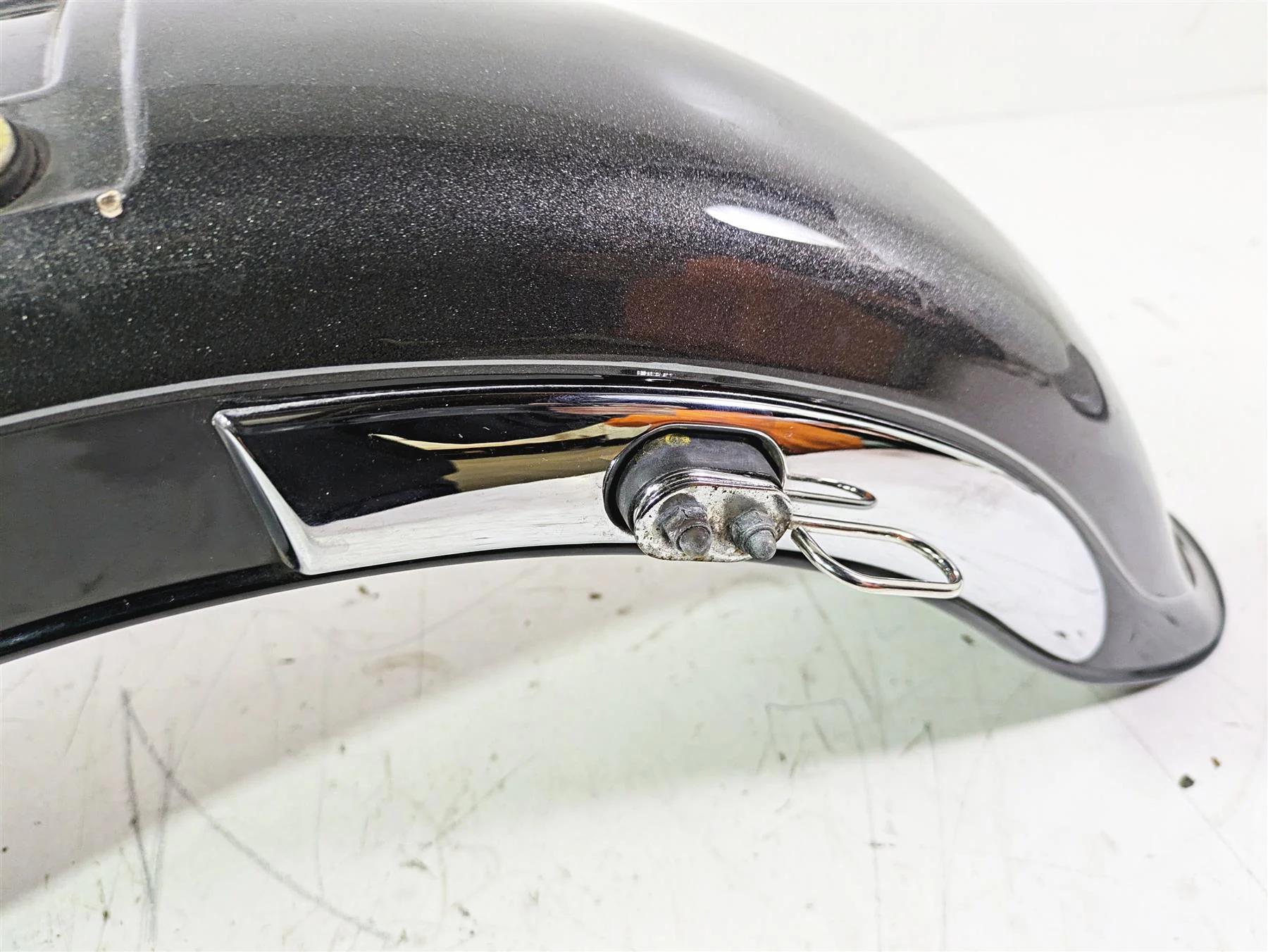 1998 Moto Guzzi California 1100 EV Front Fender Black Grey GU03434300 - Image 6