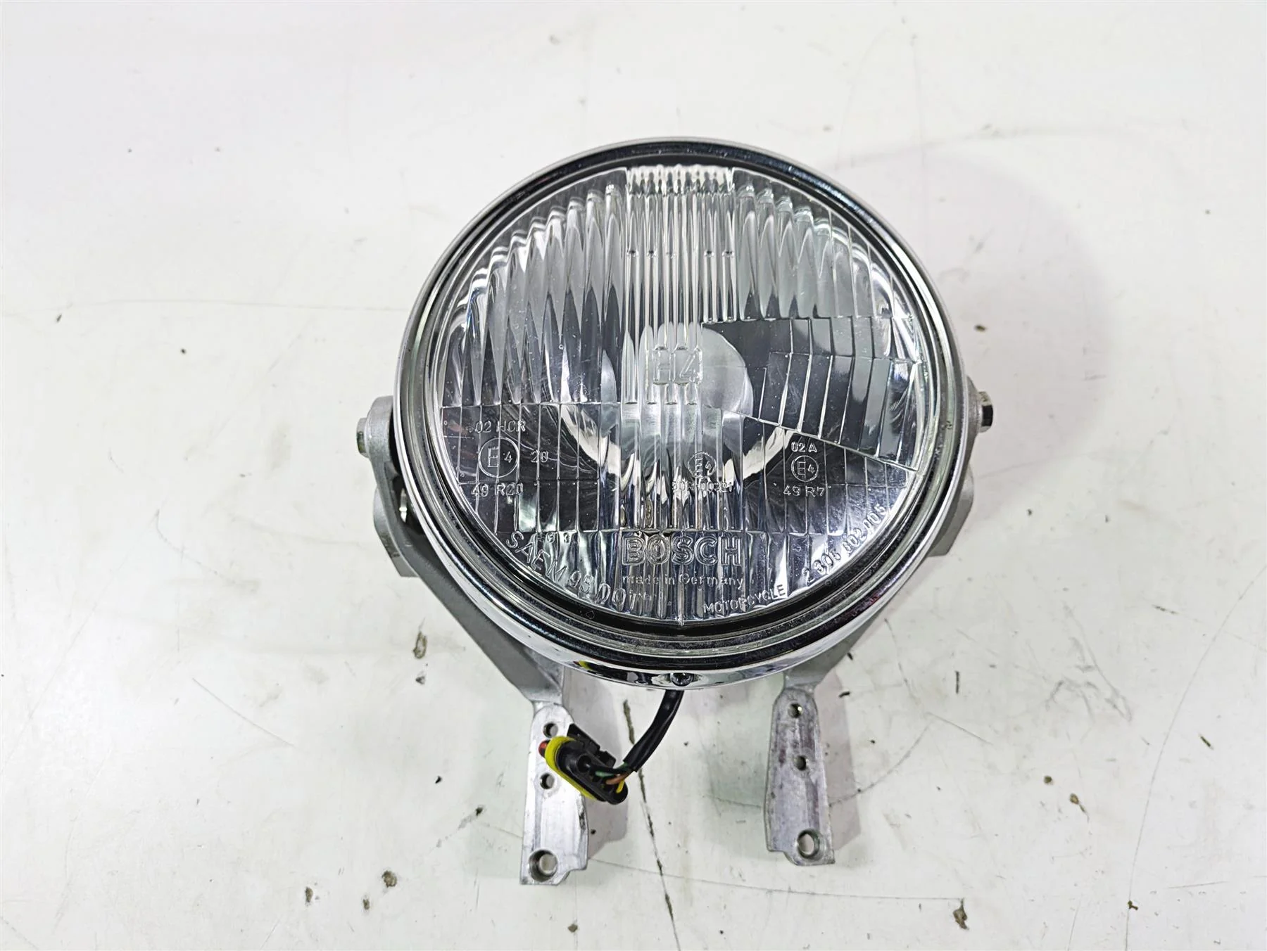 1998 Moto Guzzi California 1100 EV Headlight Head Light & Mounts GU29740530 - Image 5