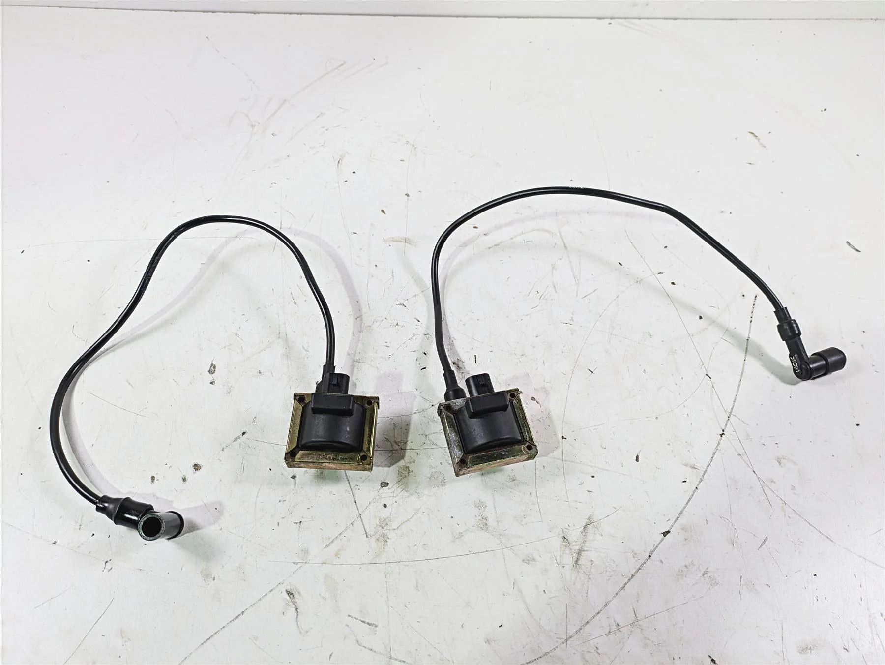 1998 Moto Guzzi California 1100 EV Ignition Coil + Wires & Plugs Set GU30716500 - Image 8