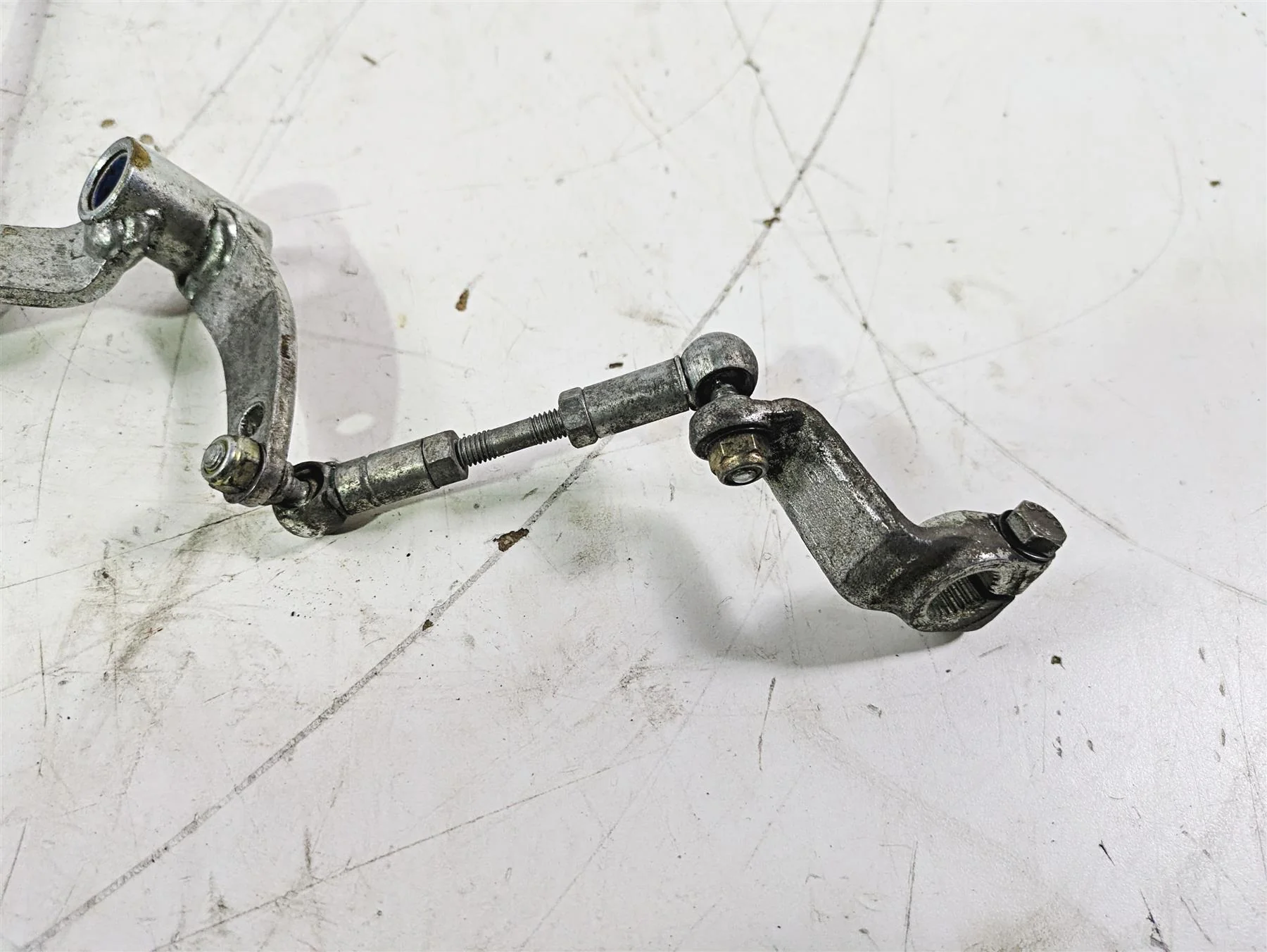 1998 Moto Guzzi California 1100 EV Left Floor Board & Shift Lever GU03422130 - Image 5