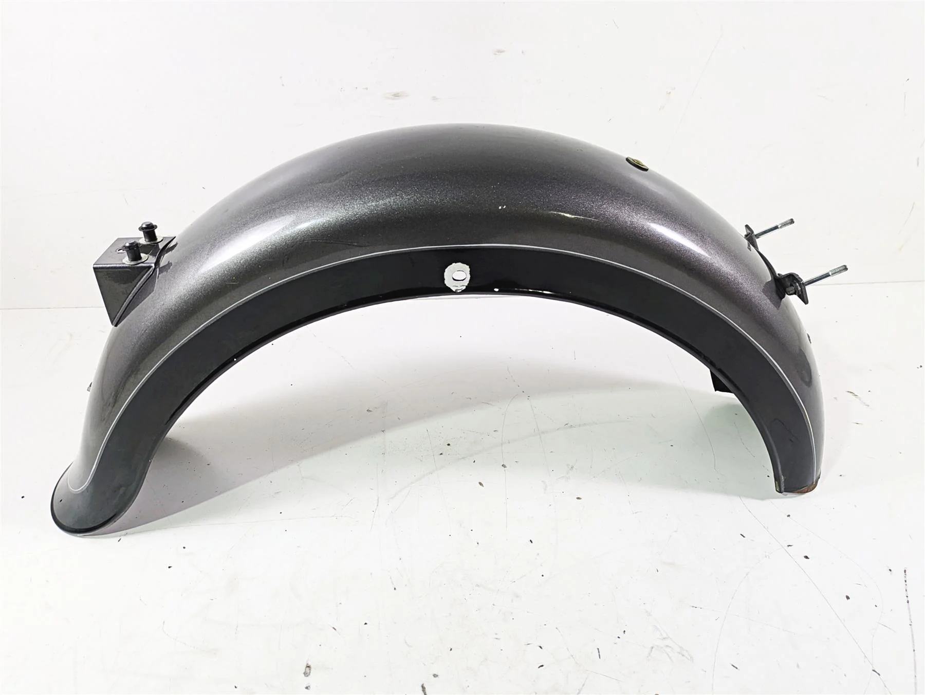 1998 Moto Guzzi California 1100 EV Rear Fender Black Grey GU03437006 - Image 3