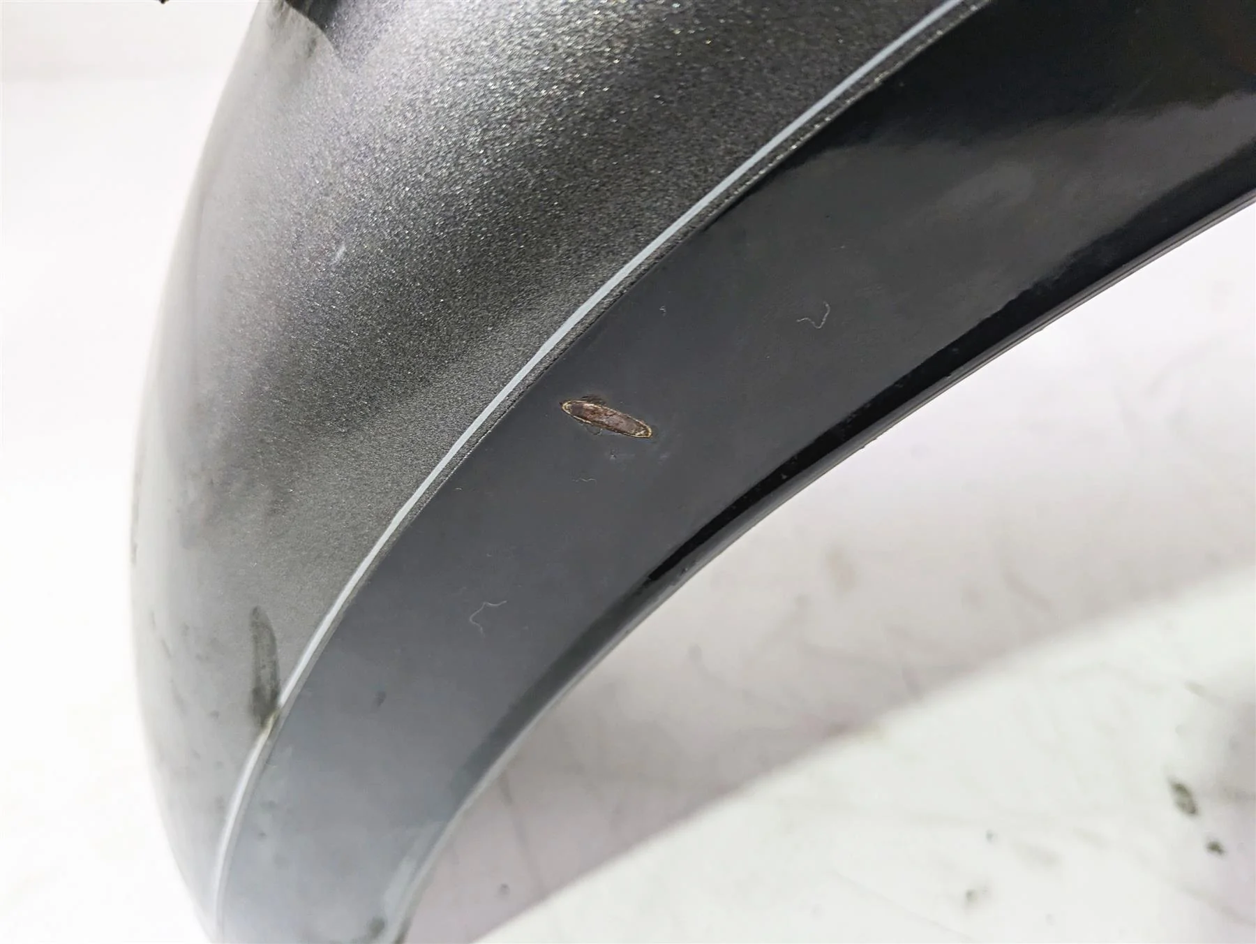 1998 Moto Guzzi California 1100 EV Rear Fender Black Grey GU03437006 - Image 7
