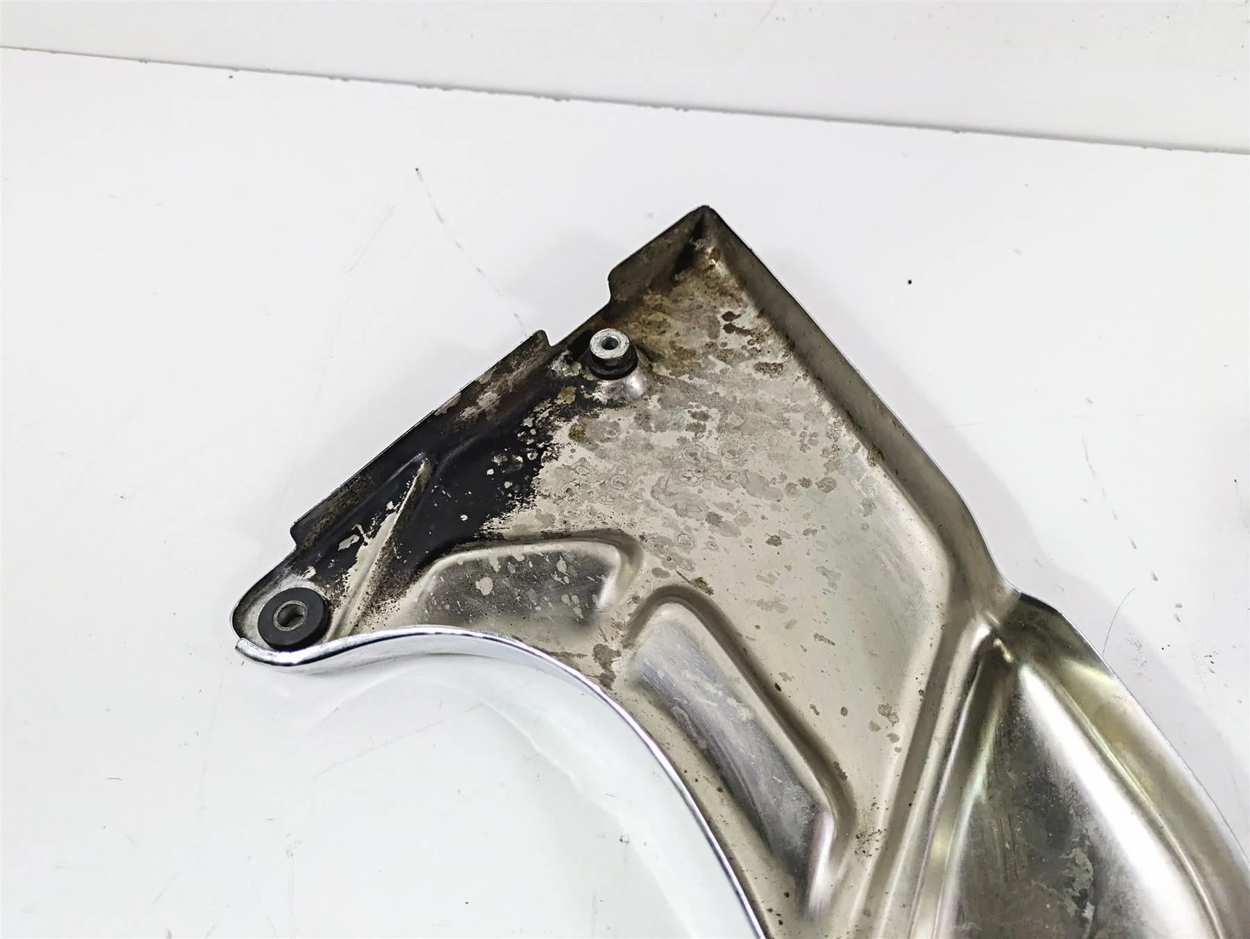 1998 Moto Guzzi California 1100 EV Rear Side Chrome Cover Fairing Set GU03467300 - Image 7