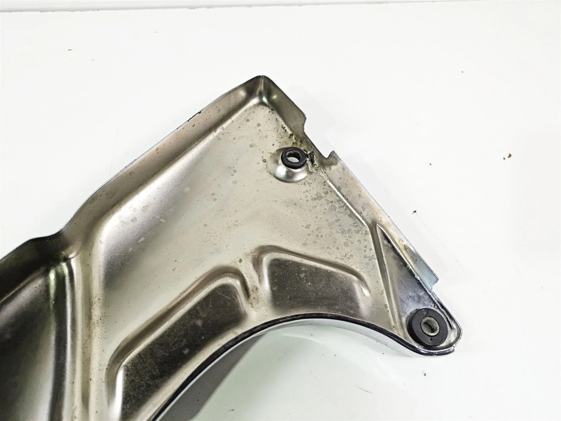 1998 Moto Guzzi California 1100 EV Rear Side Chrome Cover Fairing Set GU03467300 - Image 8