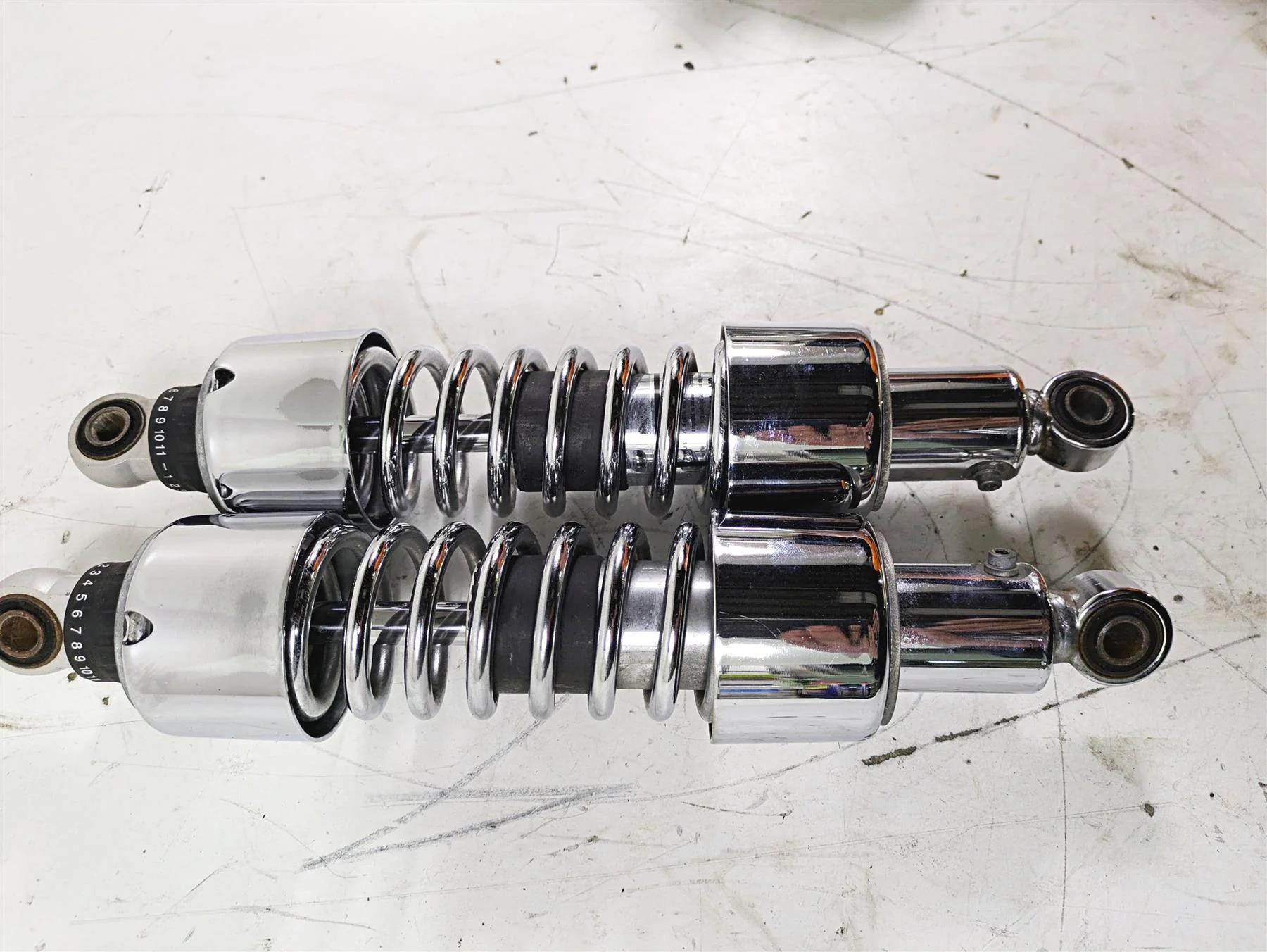 1998 Moto Guzzi California 1100 EV Rear Suspension Shock Damper 13.5" GU03550230 - Image 2