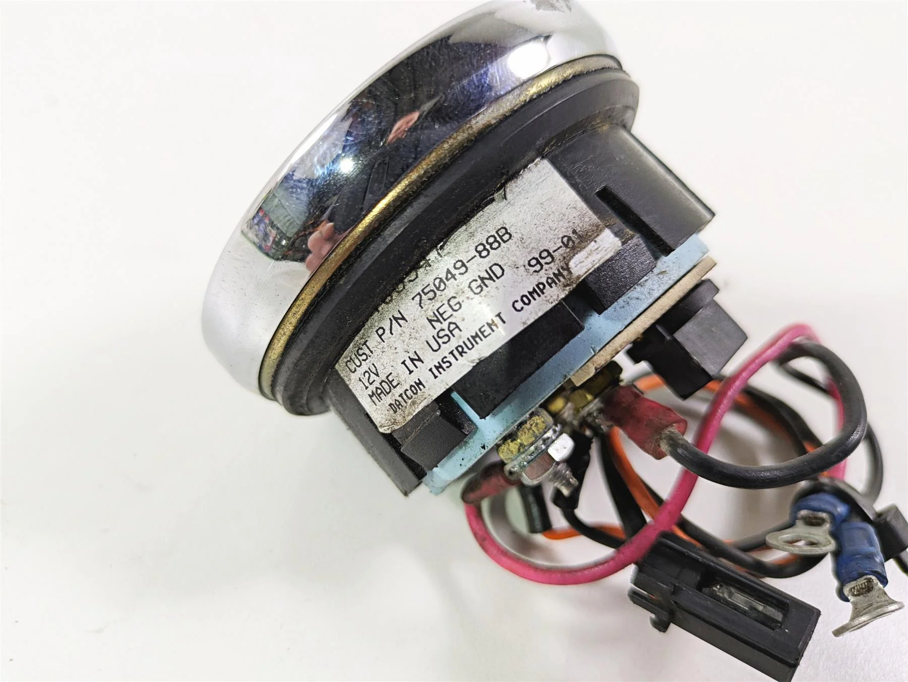 1999 Harley Dyna FXDL Low Rider Fuel Gas Petrol Level Gauge - Read 75049-88B - Image 8