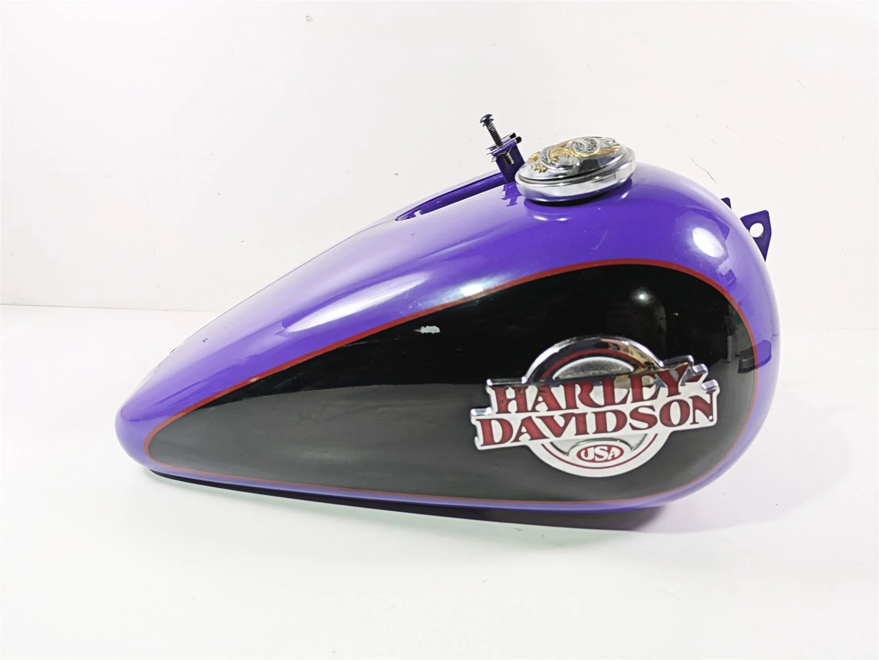 1999 Harley Dyna FXDL Low Rider Fuel Gas Petrol Tank Purple - Dented 61054-96