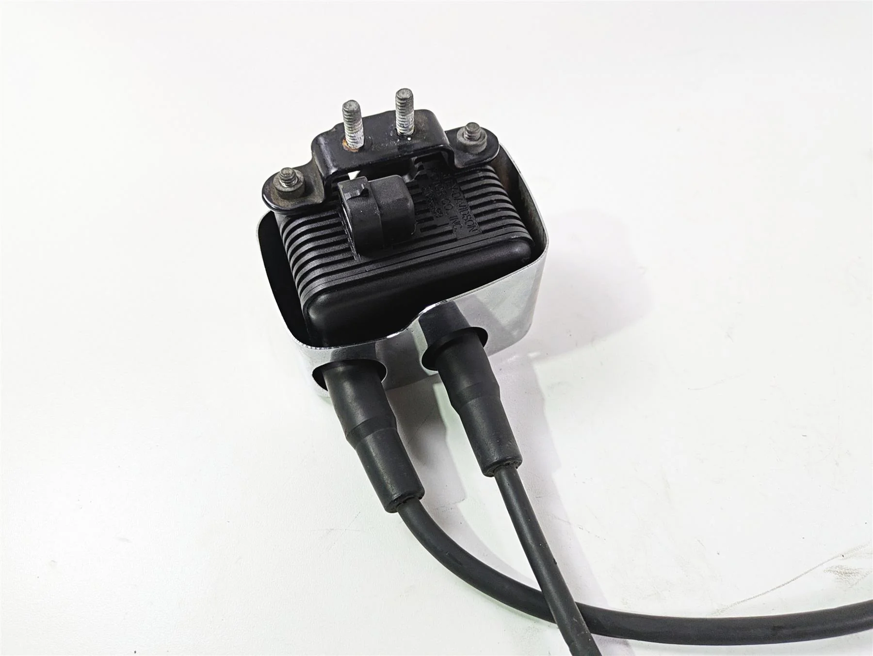 1999 Harley Dyna FXDL Low Rider Ignition Coil Wires & Chrome Cover 31655-99 - Image 11