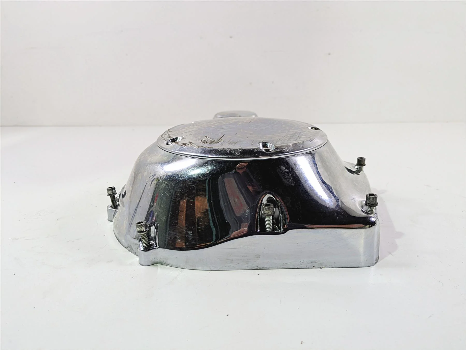 1999 Harley Dyna FXDL Low Rider Outer Primary Drive Clutch Cover Mid 60506-99 - Image 4