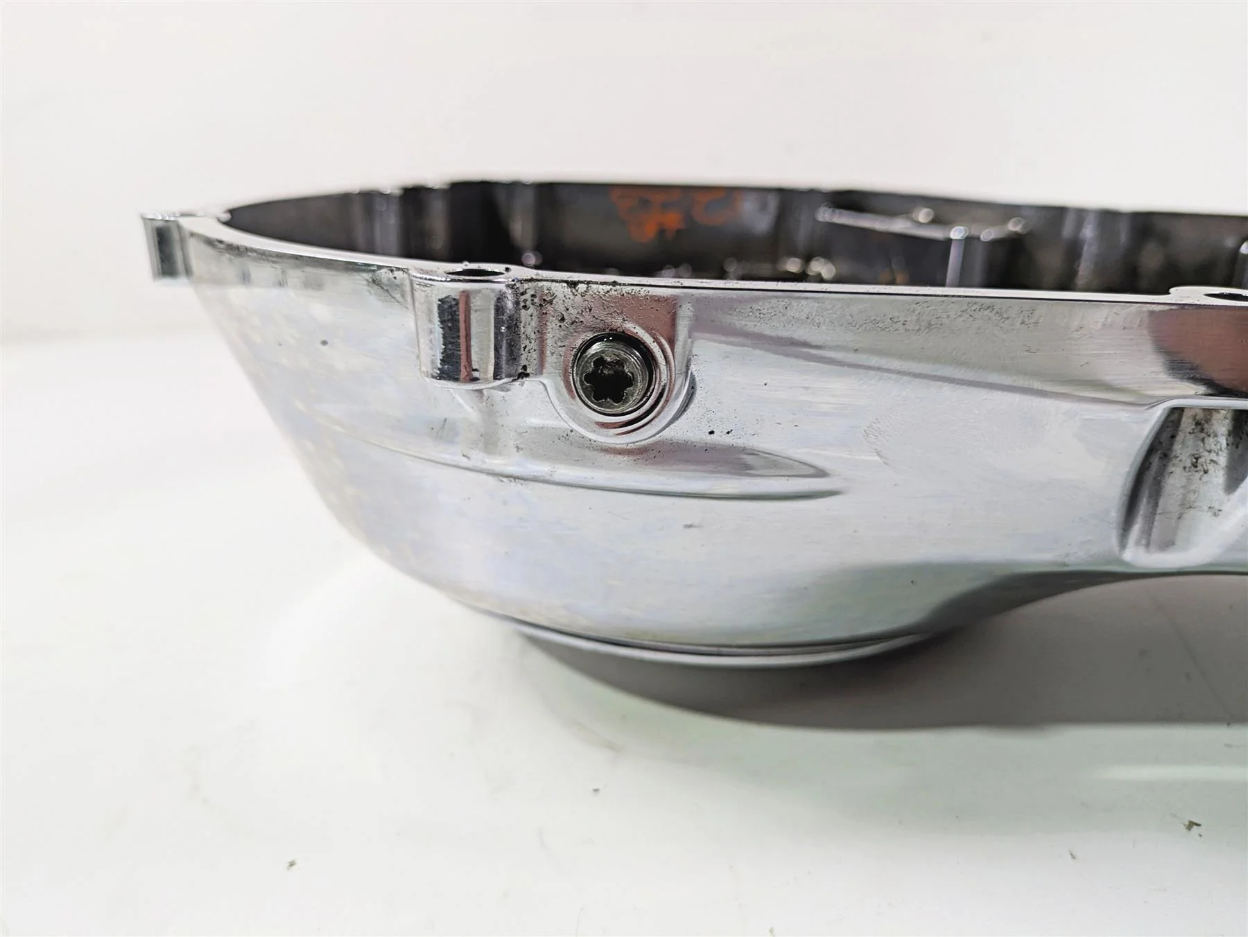 1999 Harley Dyna FXDL Low Rider Outer Primary Drive Clutch Cover Mid 60506-99 - Image 9