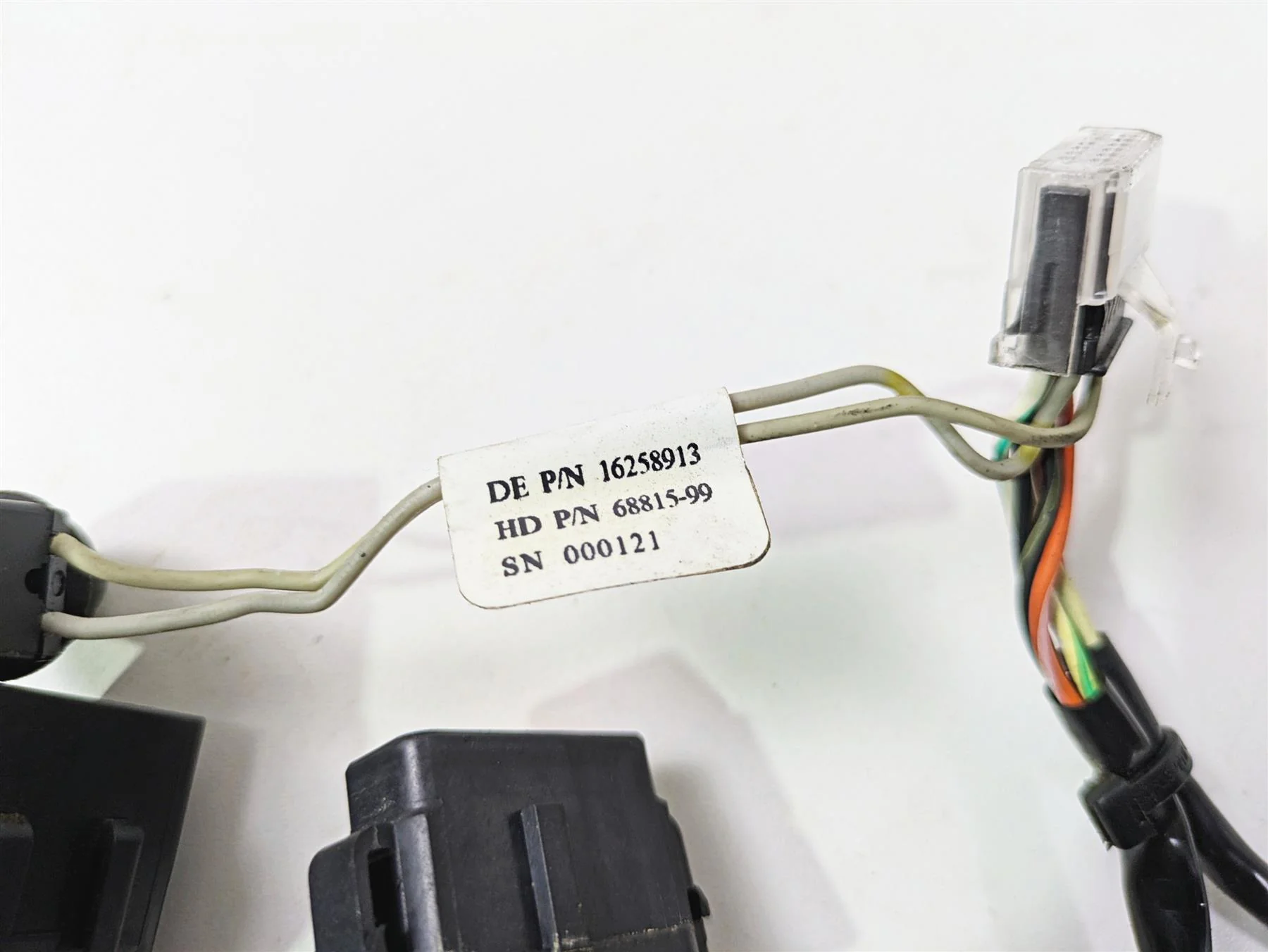 1999 Harley Dyna FXDL Low Rider Speedometer Tacho Gauge Wiring Harness 68815-99 - Image 3
