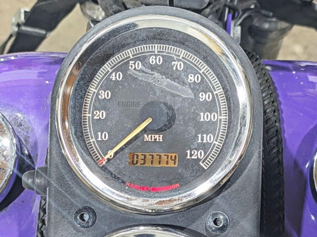 1999 Harley Dyna FXDL Low Rider Speedometer Tacho Gauges -37k 67025-99A 67042-99 - Image 2
