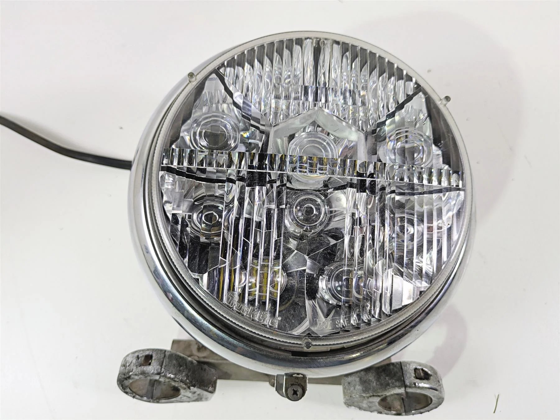 1999 Harley Dyna FXDL Low Rider Truck Lite Led Headlight Head Light 27250C - Image 5