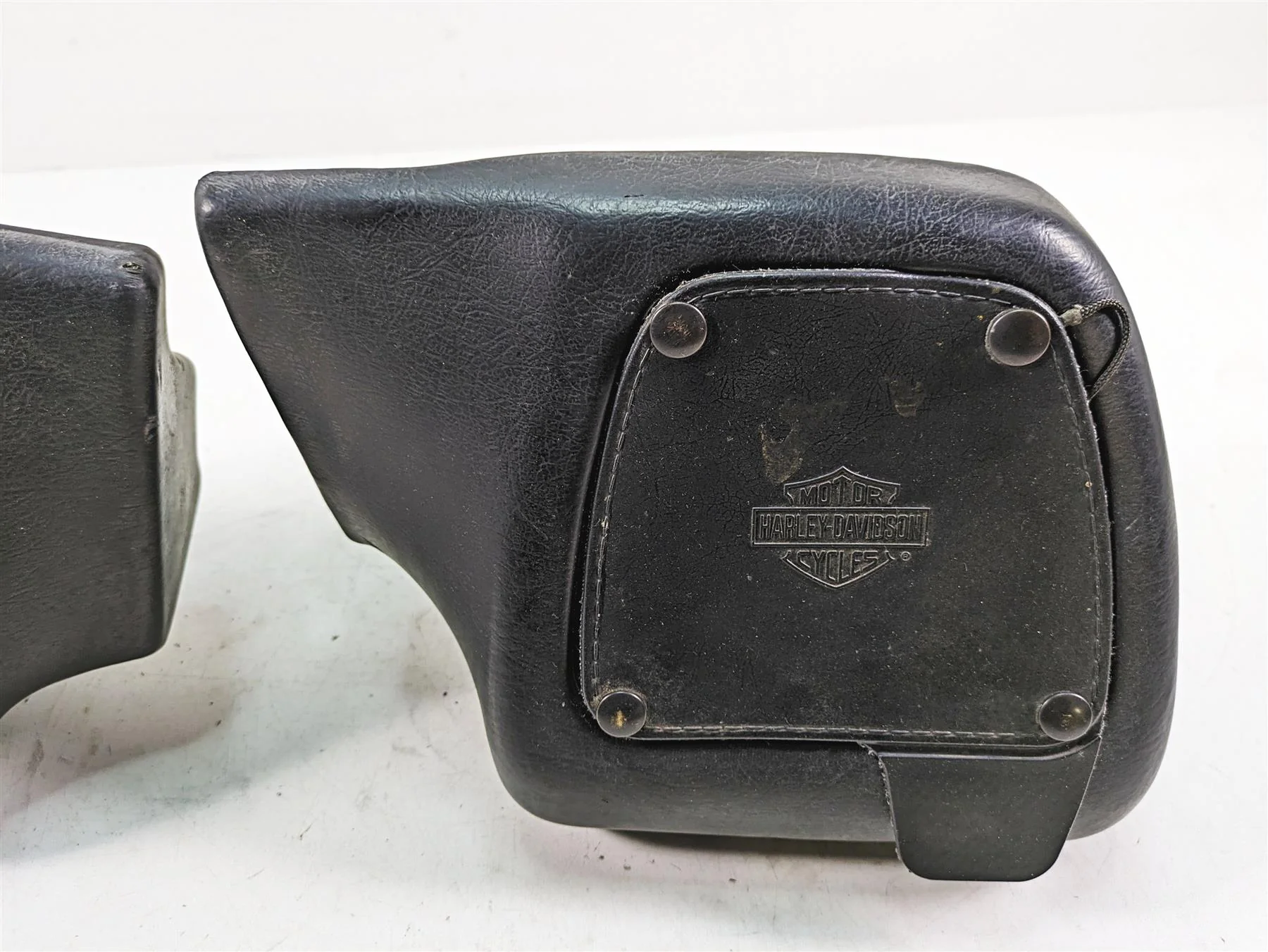 1999 Harley Touring FLHTC Electra Glide Leg Fairing Storage Box Set 58683-89B - Image 8