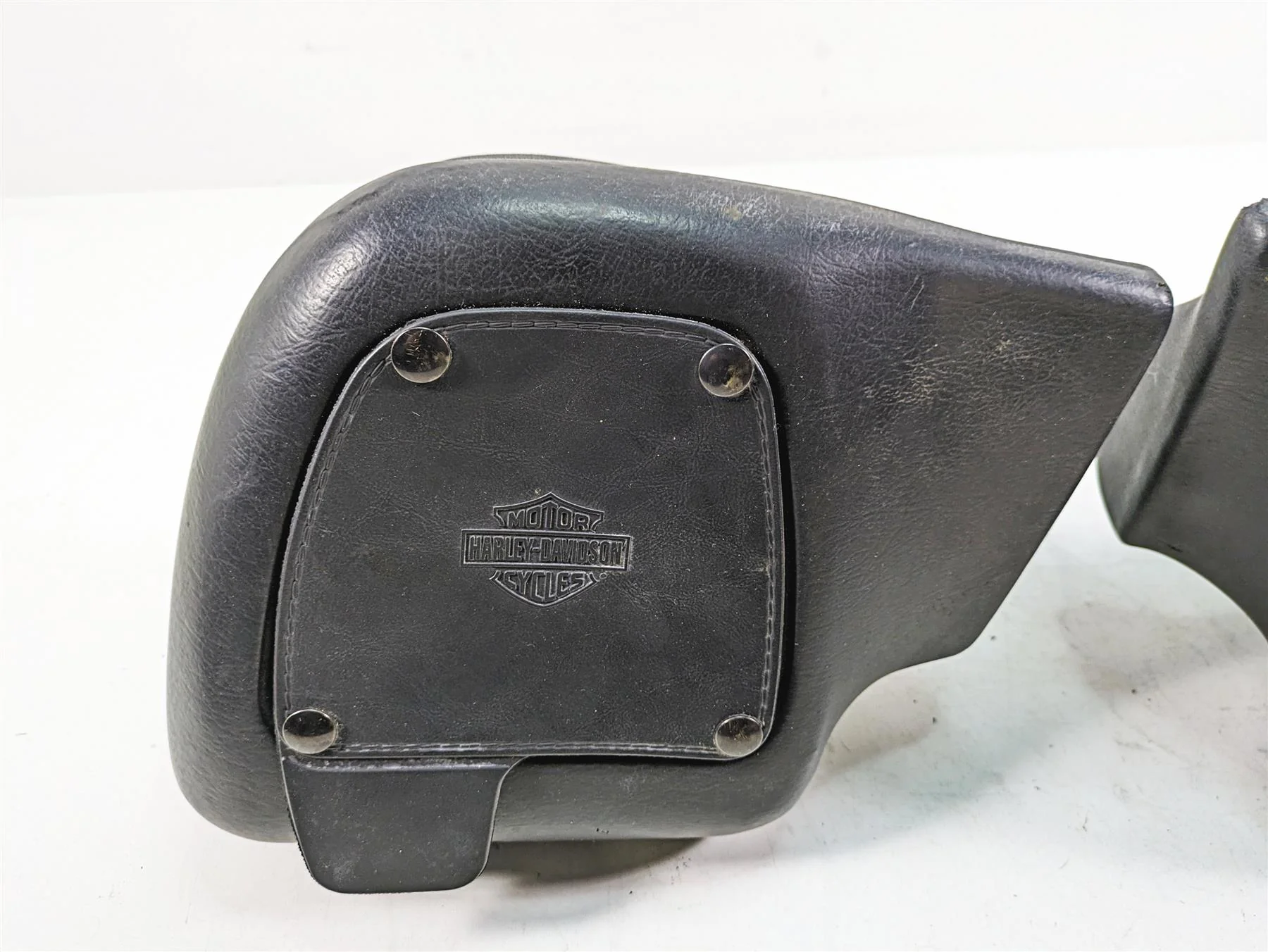1999 Harley Touring FLHTC Electra Glide Leg Fairing Storage Box Set 58683-89B - Image 9