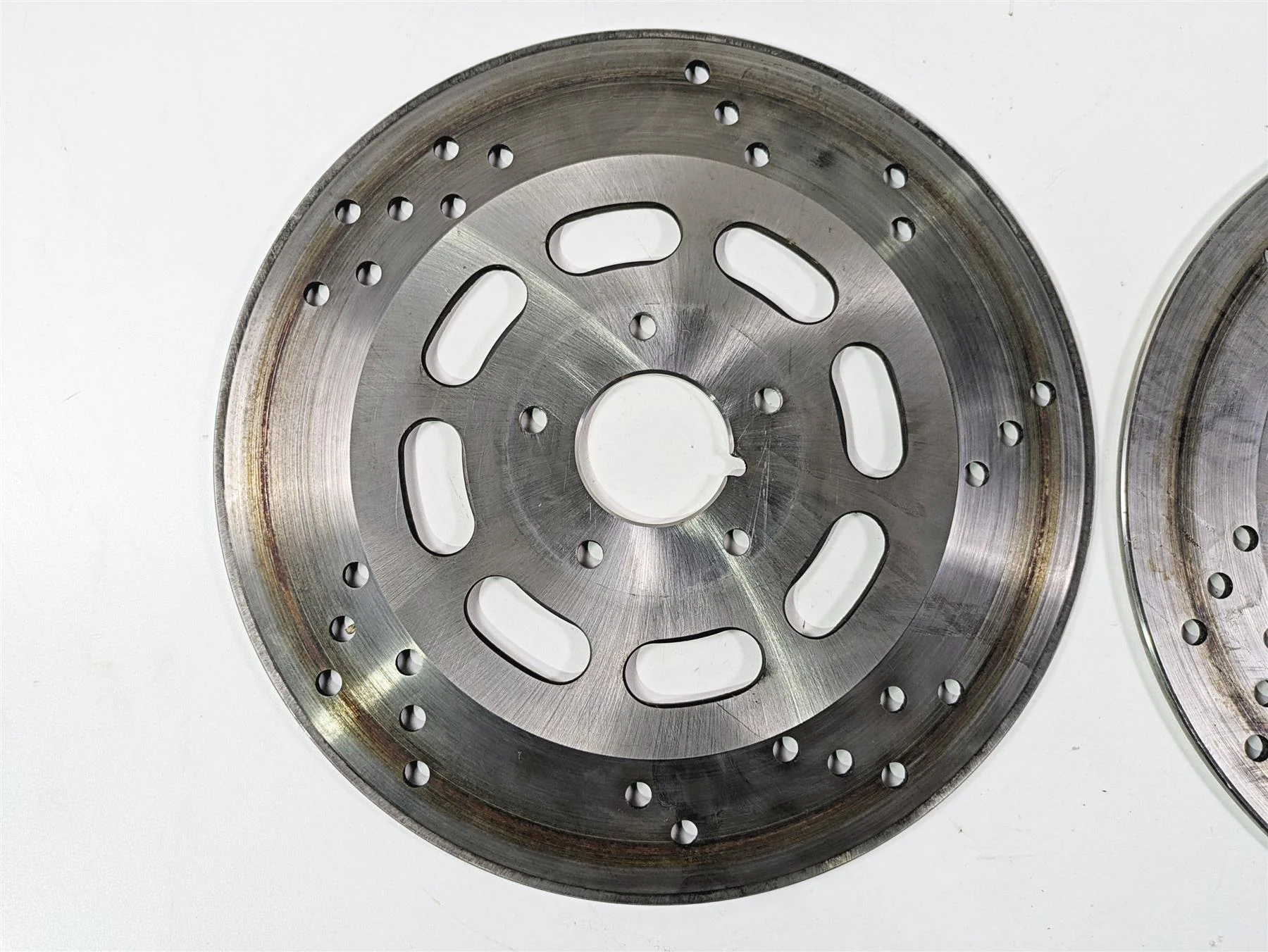 1999 Harley Touring FLHTCUI E-Glide Front Brake Rotor Disc Set 44136-92 - Image 6