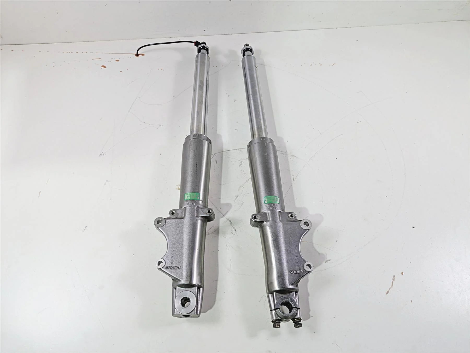 1999 Harley Touring FLHTCUI E-Glide Front Fork Legs READ 45826-97 45833-97 - Image 9