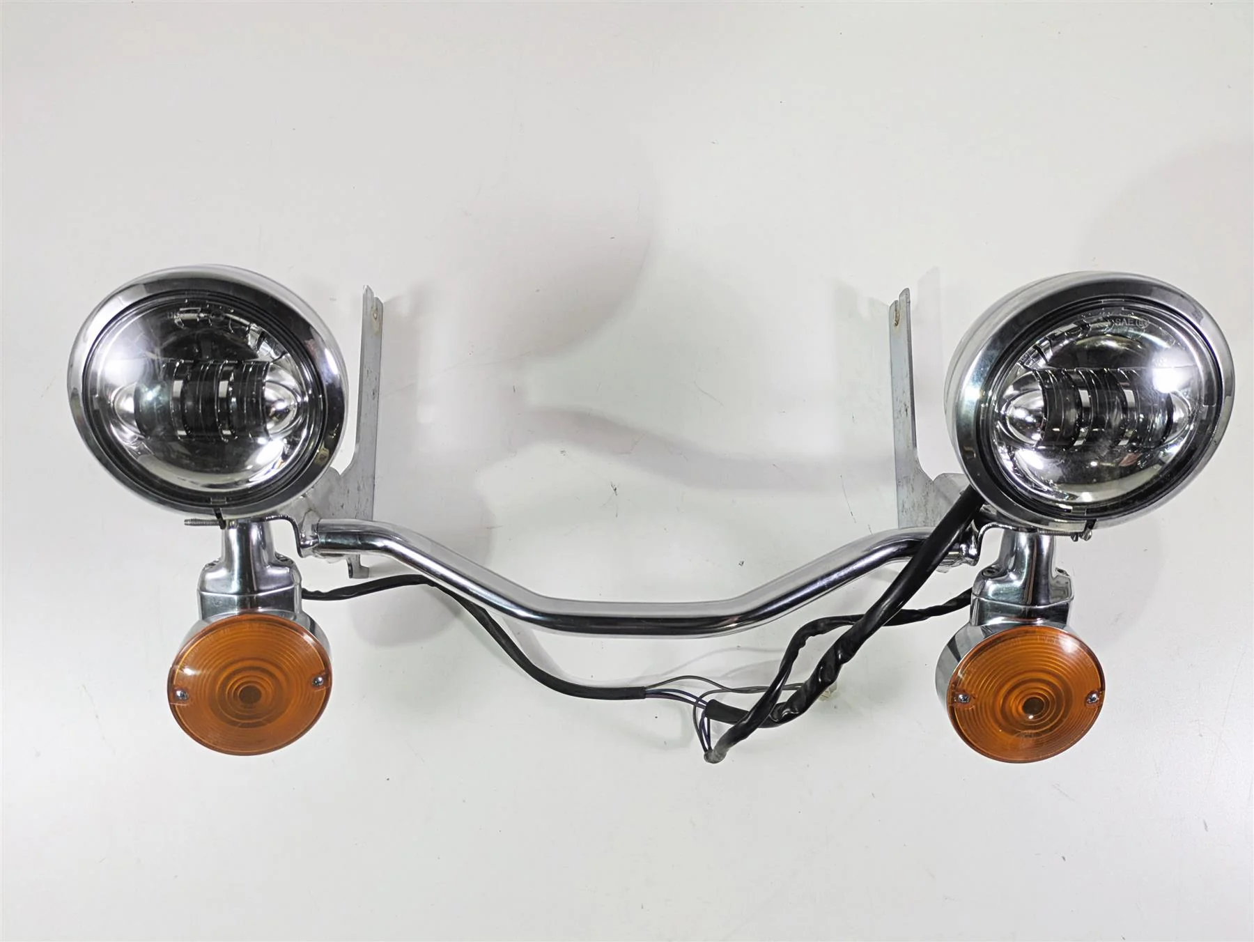1999 Harley Touring FLHTCUI E-Glide Front LED Spotlight Blinker Bar Set 68712-94