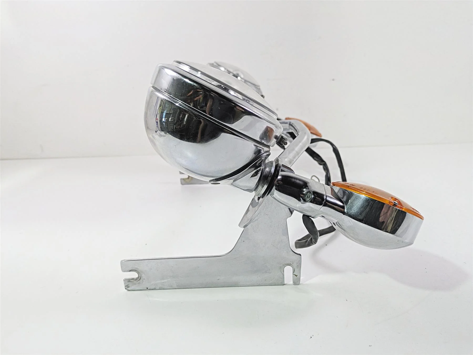 1999 Harley Touring FLHTCUI E-Glide Front LED Spotlight Blinker Bar Set 68712-94 - Image 5