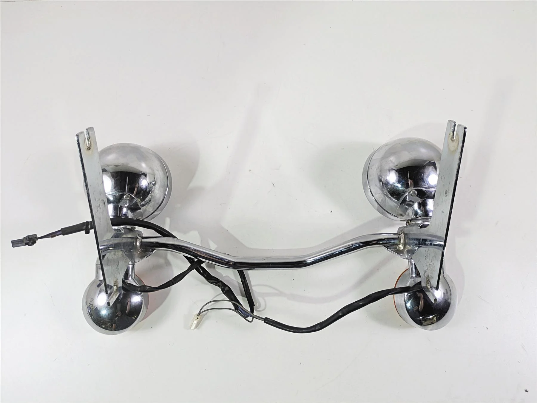 1999 Harley Touring FLHTCUI E-Glide Front LED Spotlight Blinker Bar Set 68712-94 - Image 6