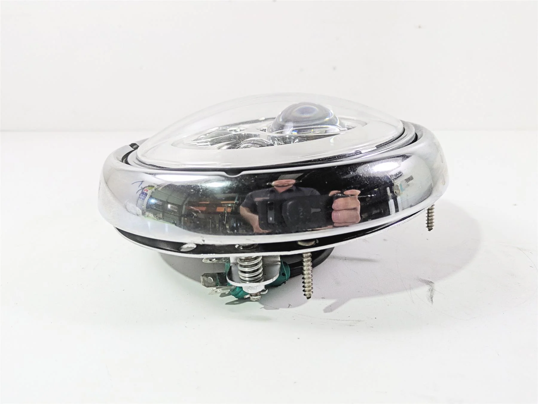 1999 Harley Touring FLHTCUI E-Glide Led Headlight Head Light Lamp 67755-81A - Image 6