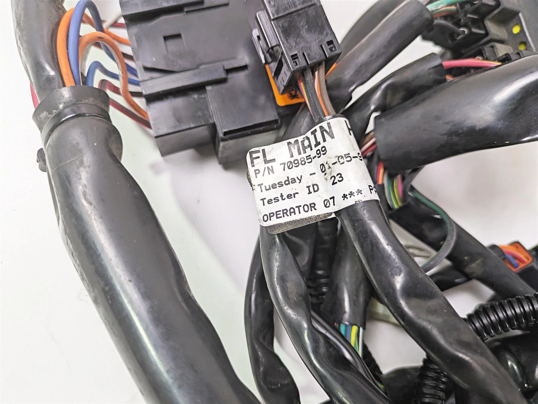 1999 Harley Touring FLHTCUI E-Glide Main Wiring Harness Loom EFI 70985-99 - Image 6