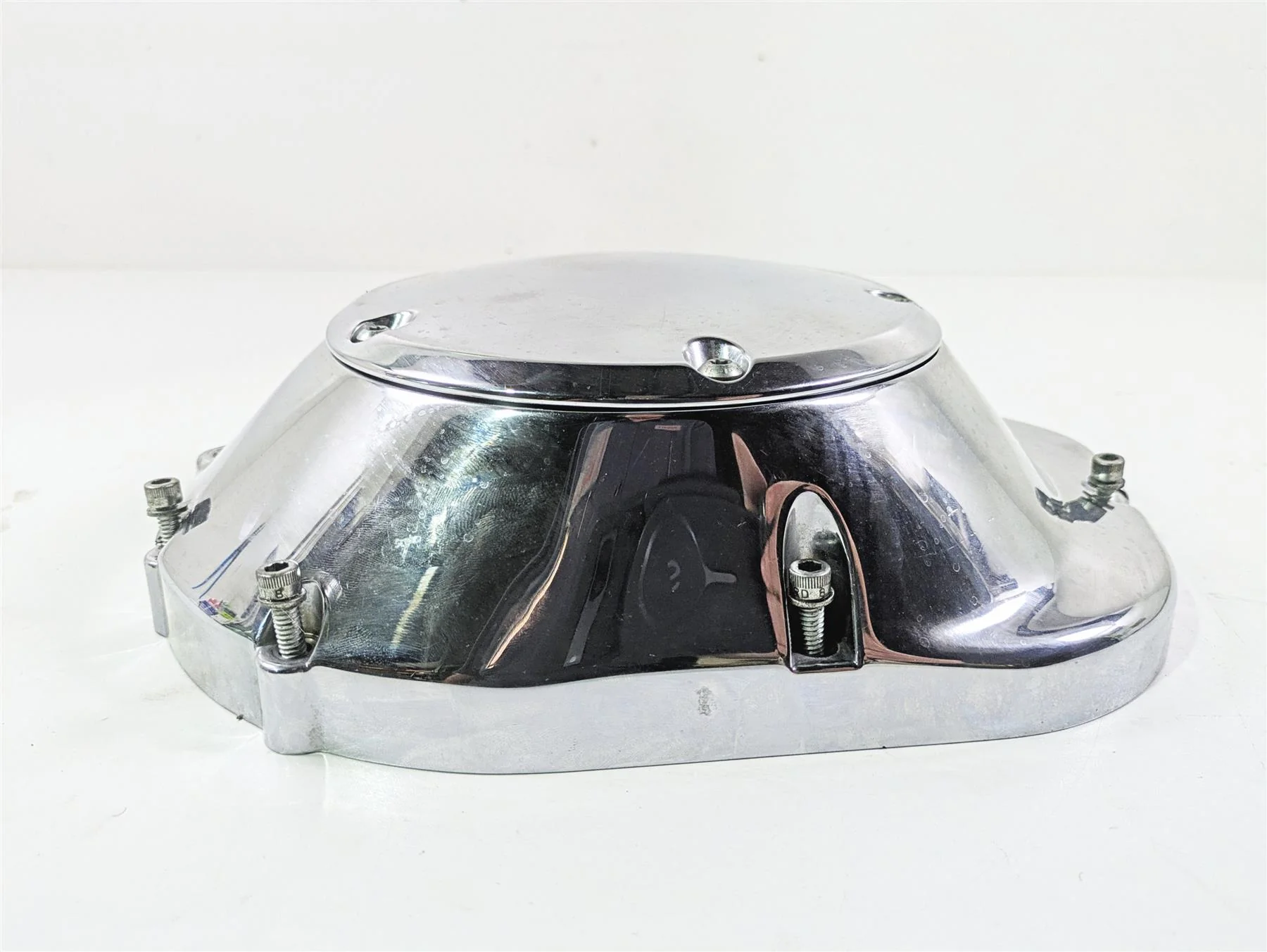 1999 Harley Touring FLHTCUI E-Glide Outer Primary Drive Clutch Cover 60685-99 - Image 6