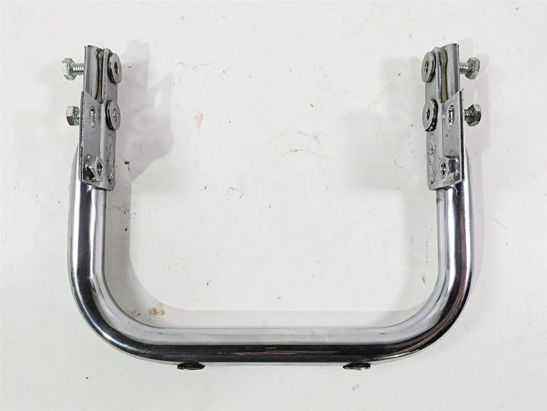 1999 Harley Touring FLHTCUI E-Glide Rear Chrome Rail Plate Mount Holder 53376-97