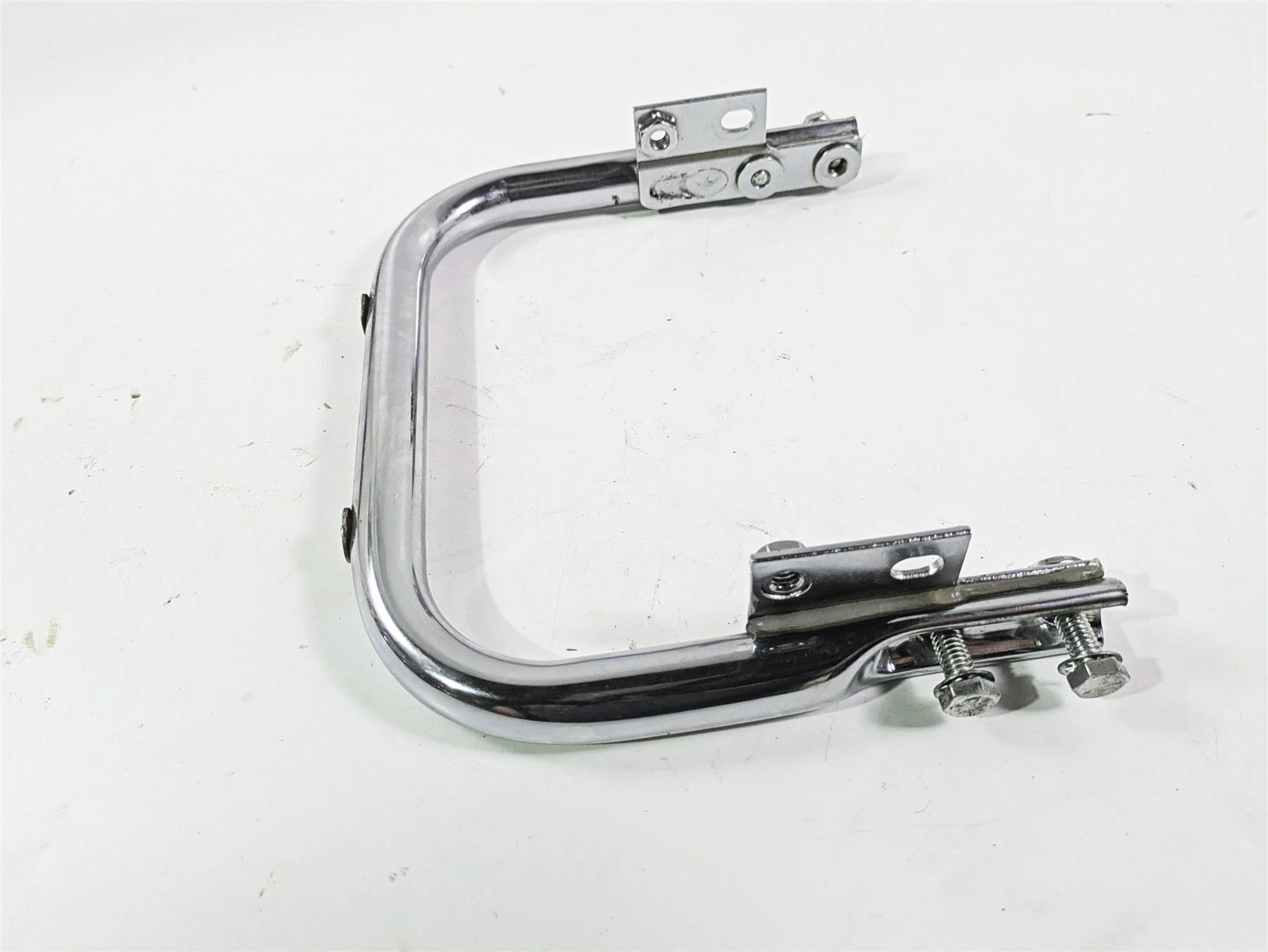1999 Harley Touring FLHTCUI E-Glide Rear Chrome Rail Plate Mount Holder 53376-97 - Image 12