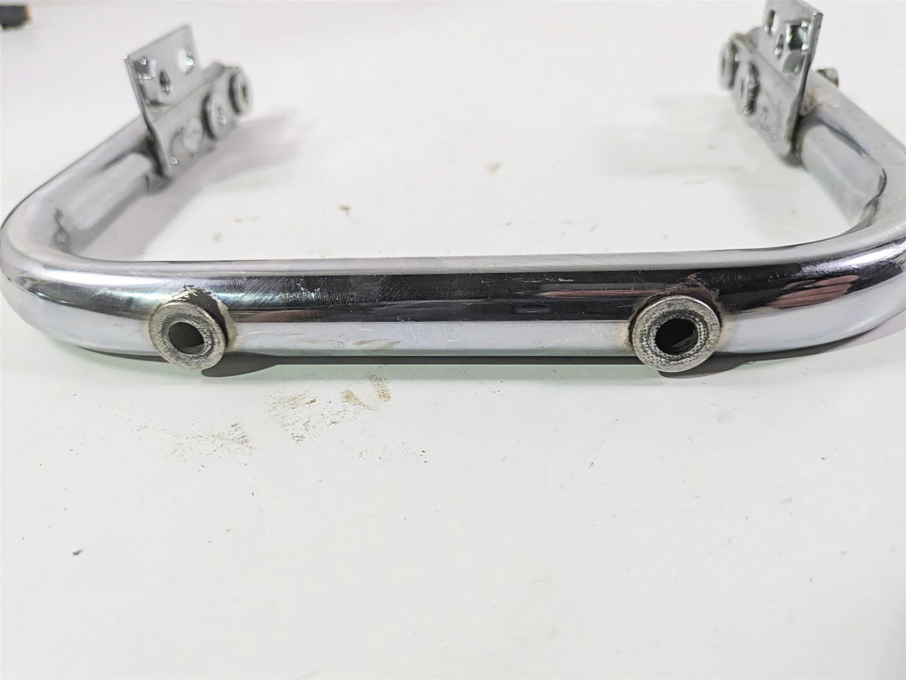 1999 Harley Touring FLHTCUI E-Glide Rear Chrome Rail Plate Mount Holder 53376-97 - Image 9