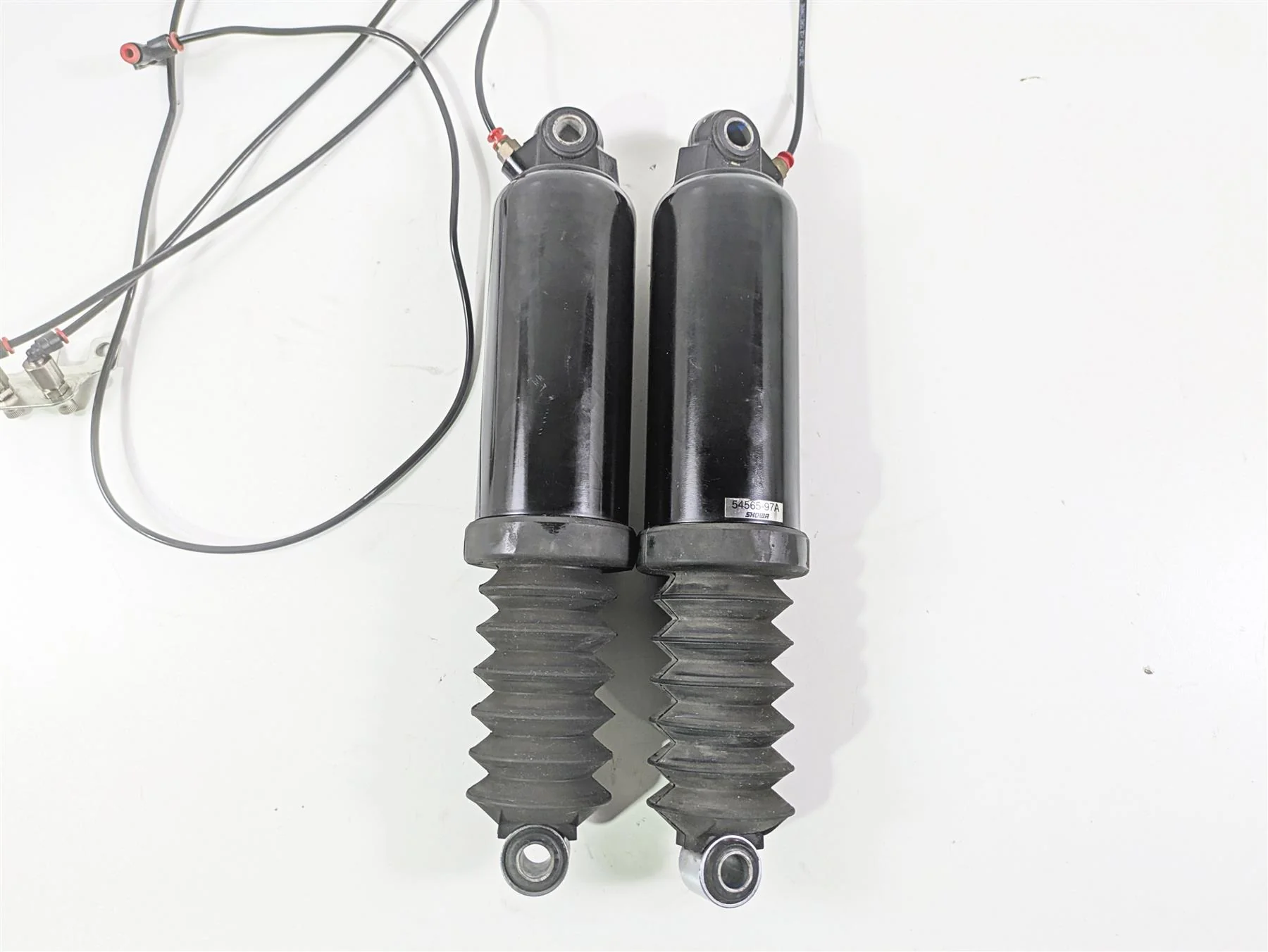 1999 Harley Touring FLHTCUI E-Glide Rear Showa Shock Damper Set 13" 54565-97A - Image 5