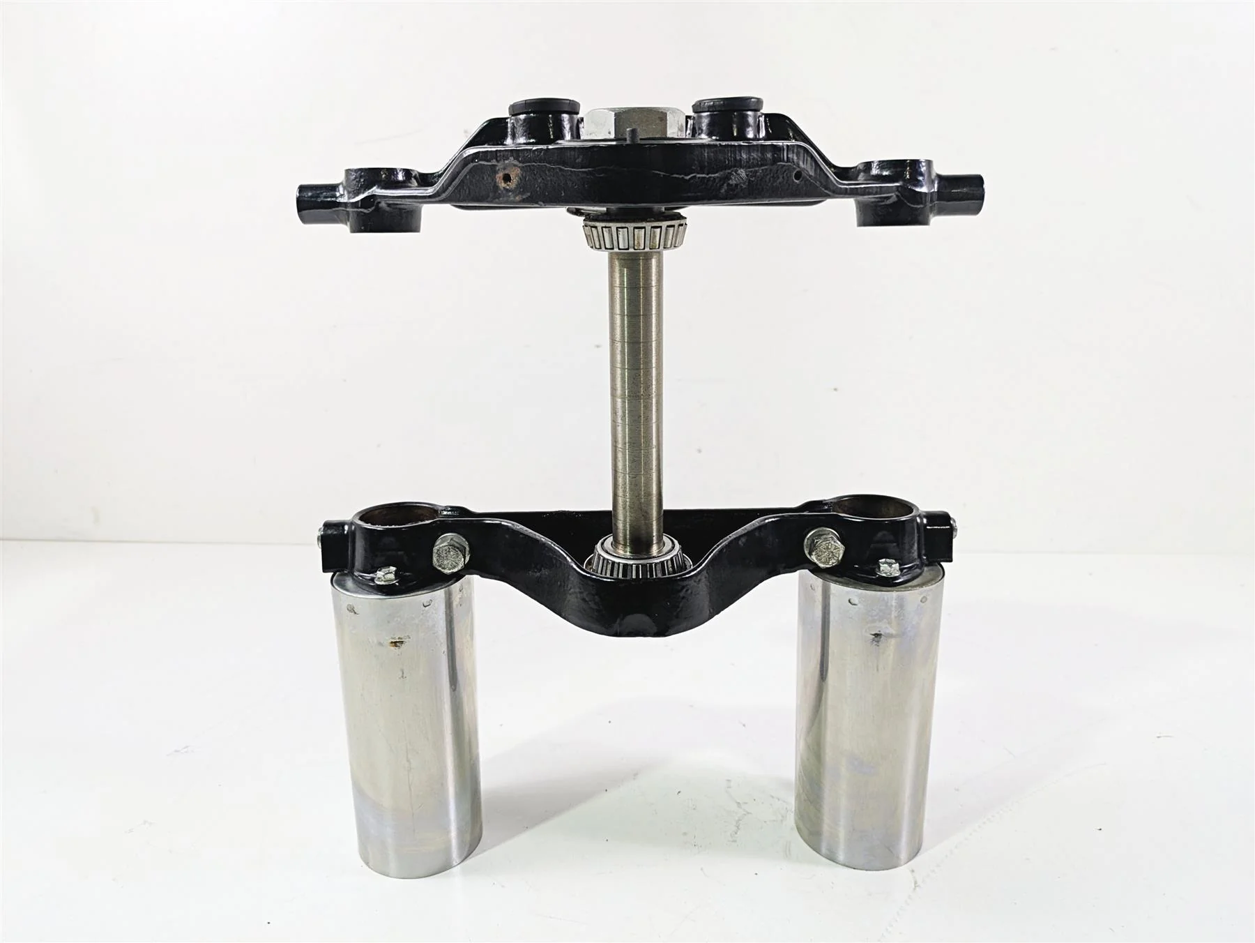 1999 Harley Touring FLHTCUI E-Glide Upper Lower Triple Tree 45435-95 45446-87A - Image 2