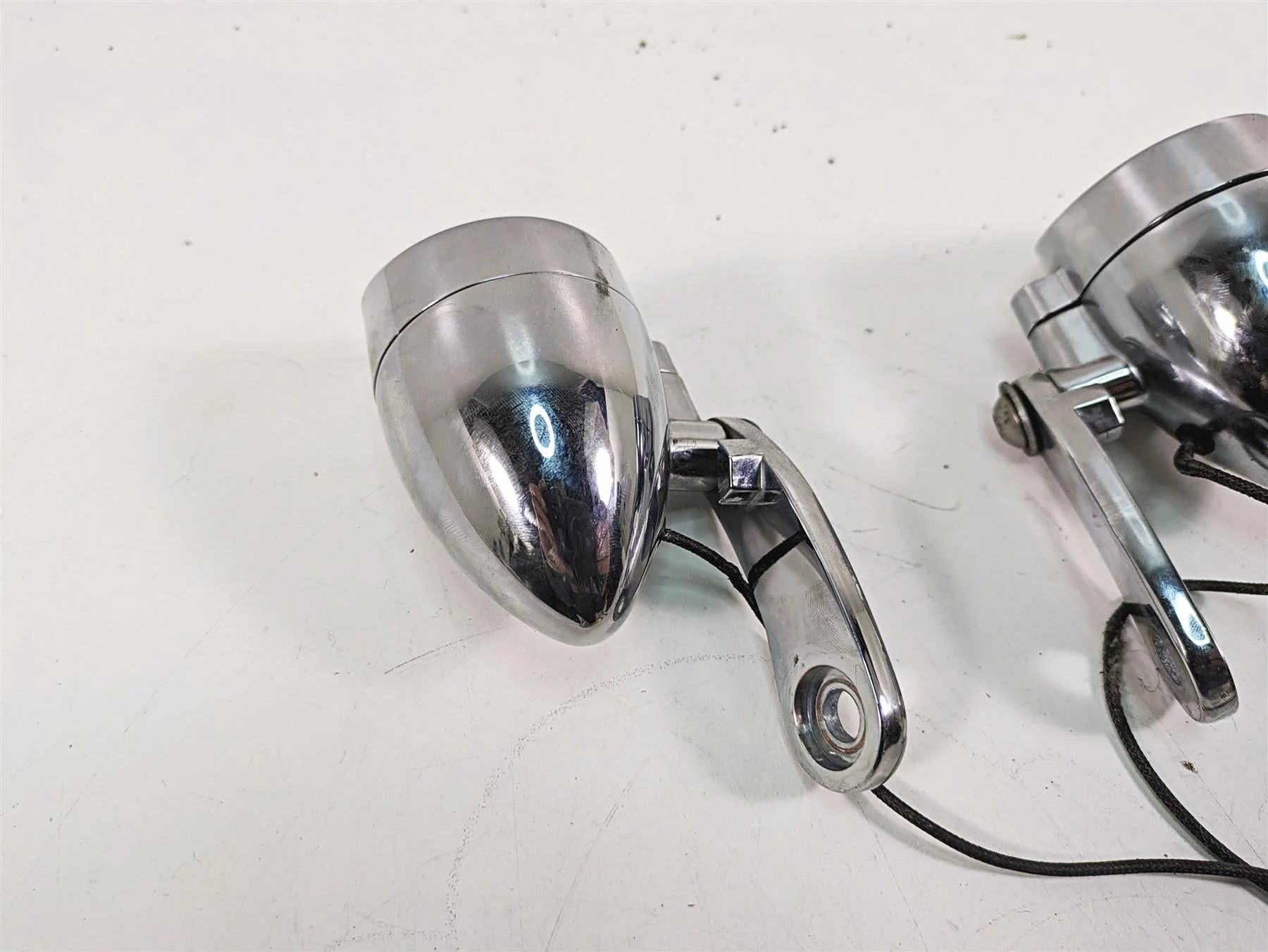 2000 Harley FXSTS Softail Springer Aftermarket Front Spot Light Set - Read - Image 9