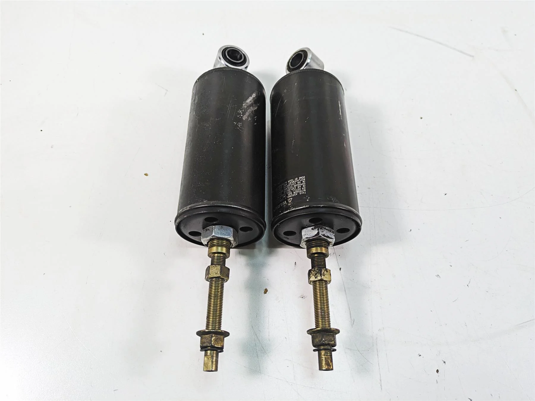 2000 Harley FXSTS Softail Springer Showa Rear Shock Damper Set 54508-00B - Image 2