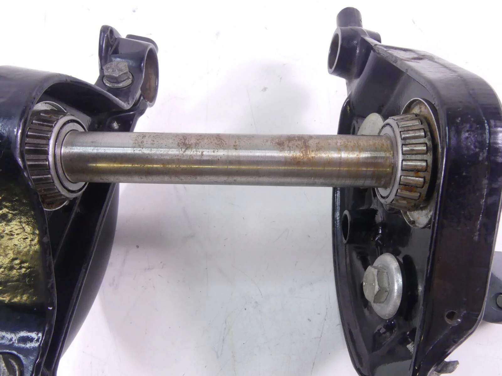 2000 Harley Touring FLHTCI Electra Glide Upper Lower Triple Tree Set 45446-87A - Image 7