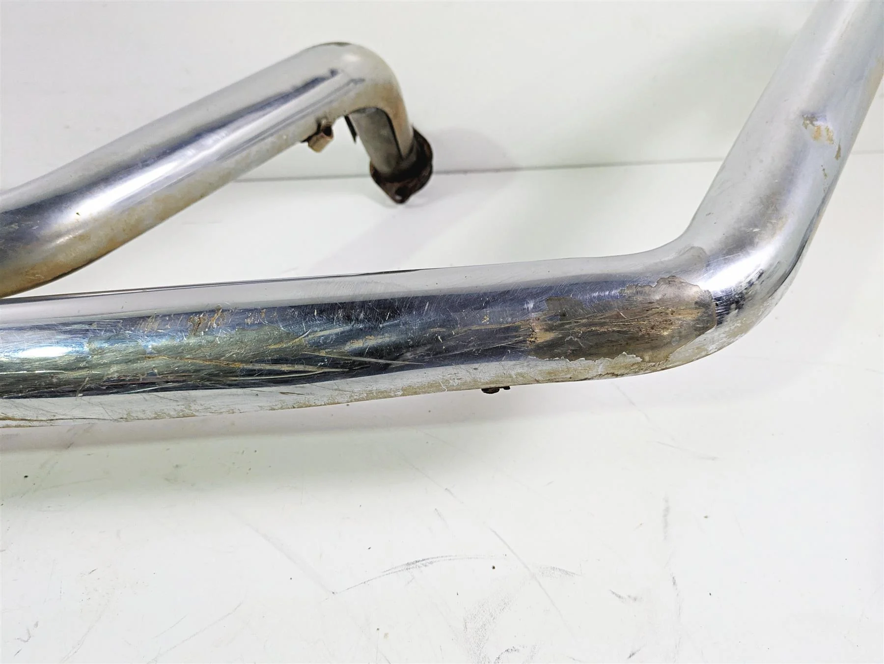 2000 Honda VT1100 Shadow Sabre Cobra Long Exhaust Pipe System - Image 2