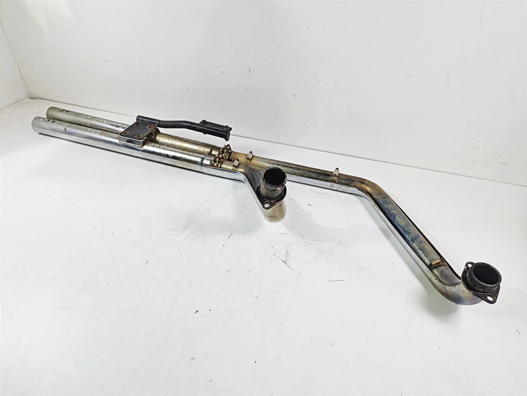 2000 Honda VT1100 Shadow Sabre Cobra Long Exhaust Pipe System - Image 6