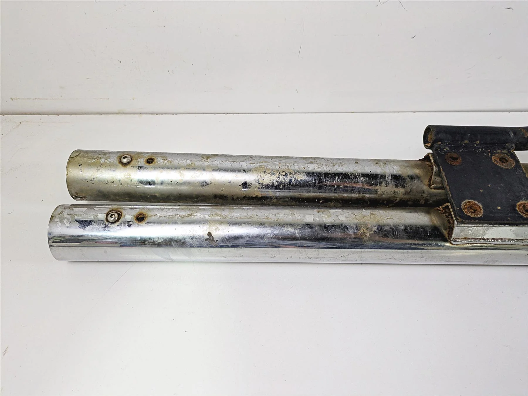 2000 Honda VT1100 Shadow Sabre Cobra Long Exhaust Pipe System - Image 7