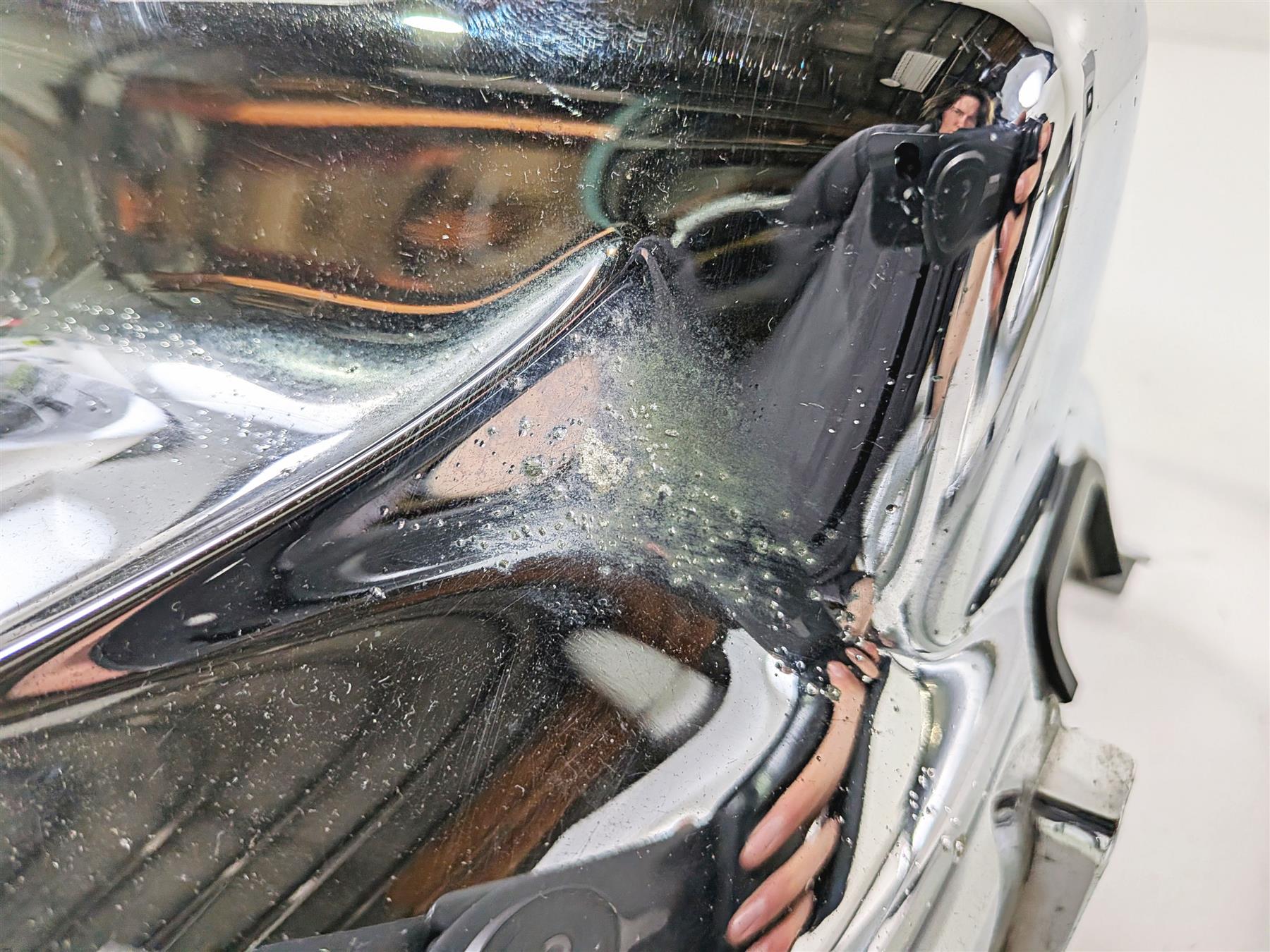 2001 Harley FLHRCI Road King Chrome Headlight Nacelle - Read 67924-06 67866-94 - Image 11