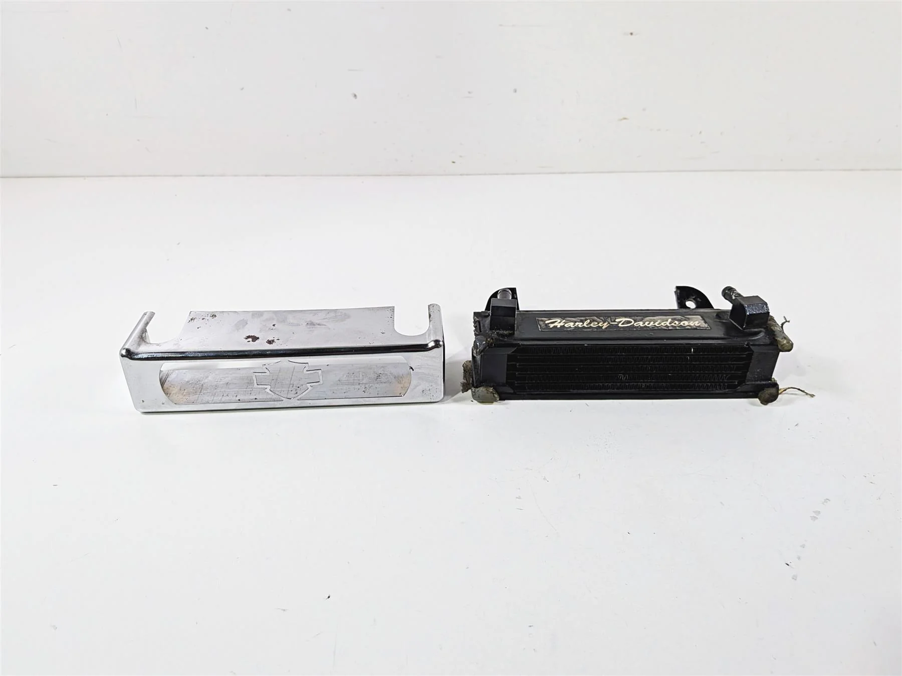 2001 Harley FLHRCI Road King Oil Cooler Kit + Chrome Cover - Image 6