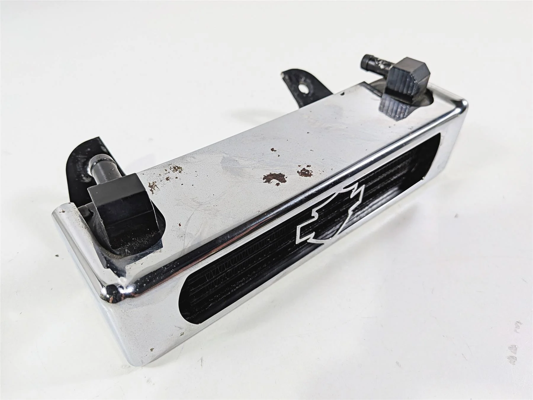 2001 Harley FLHRCI Road King Oil Cooler Kit + Chrome Cover - Image 7