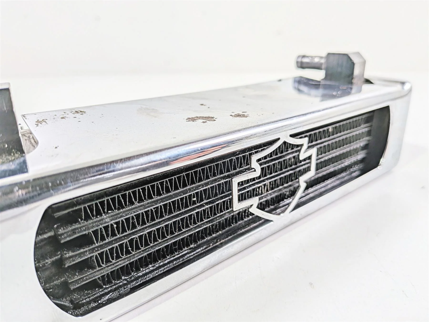 2001 Harley FLHRCI Road King Oil Cooler Kit + Chrome Cover - Image 8