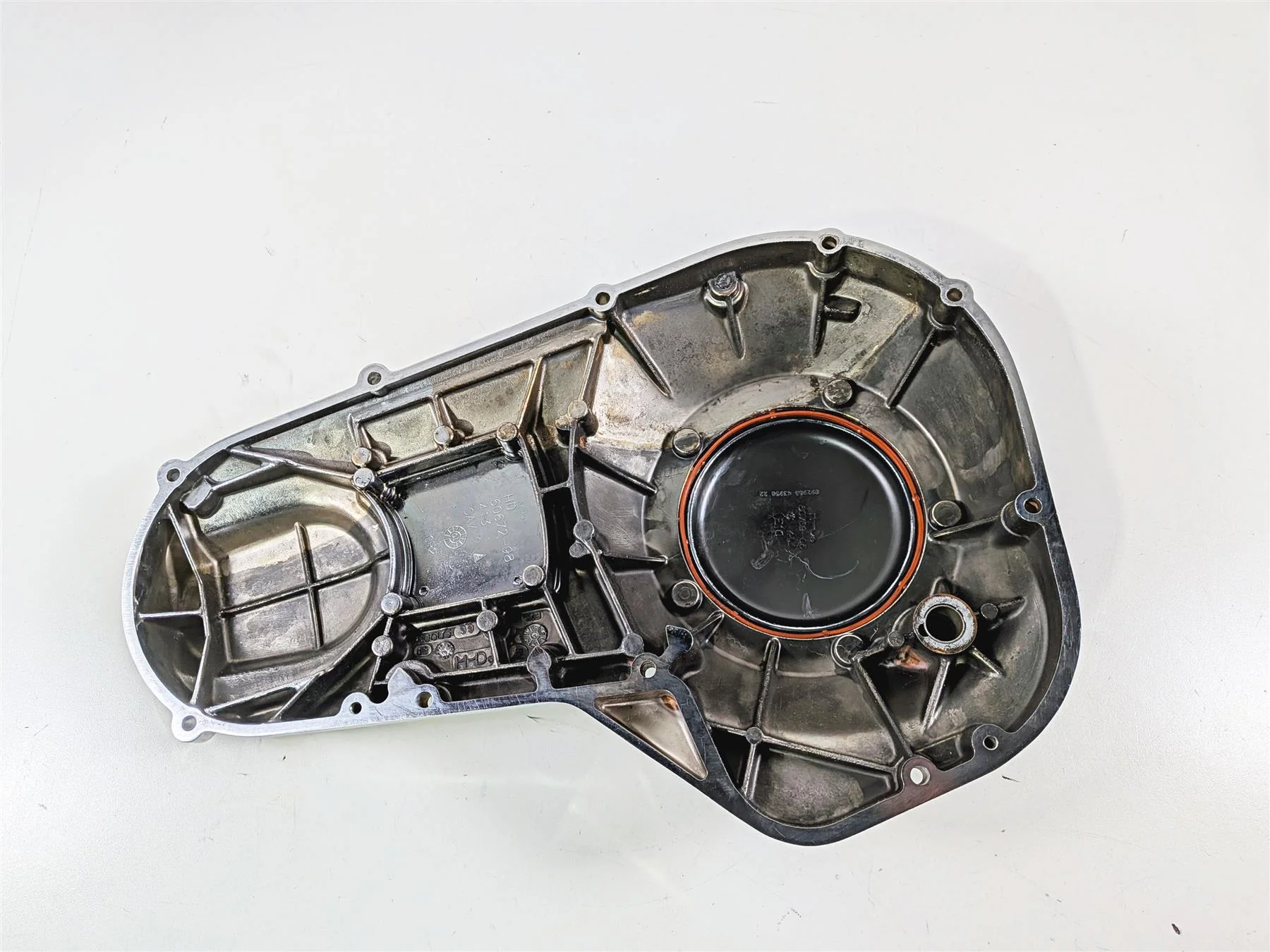 2001 Harley FLHRCI Road King Outer Primary Drive Clutch Cover 60685-99 - Image 7