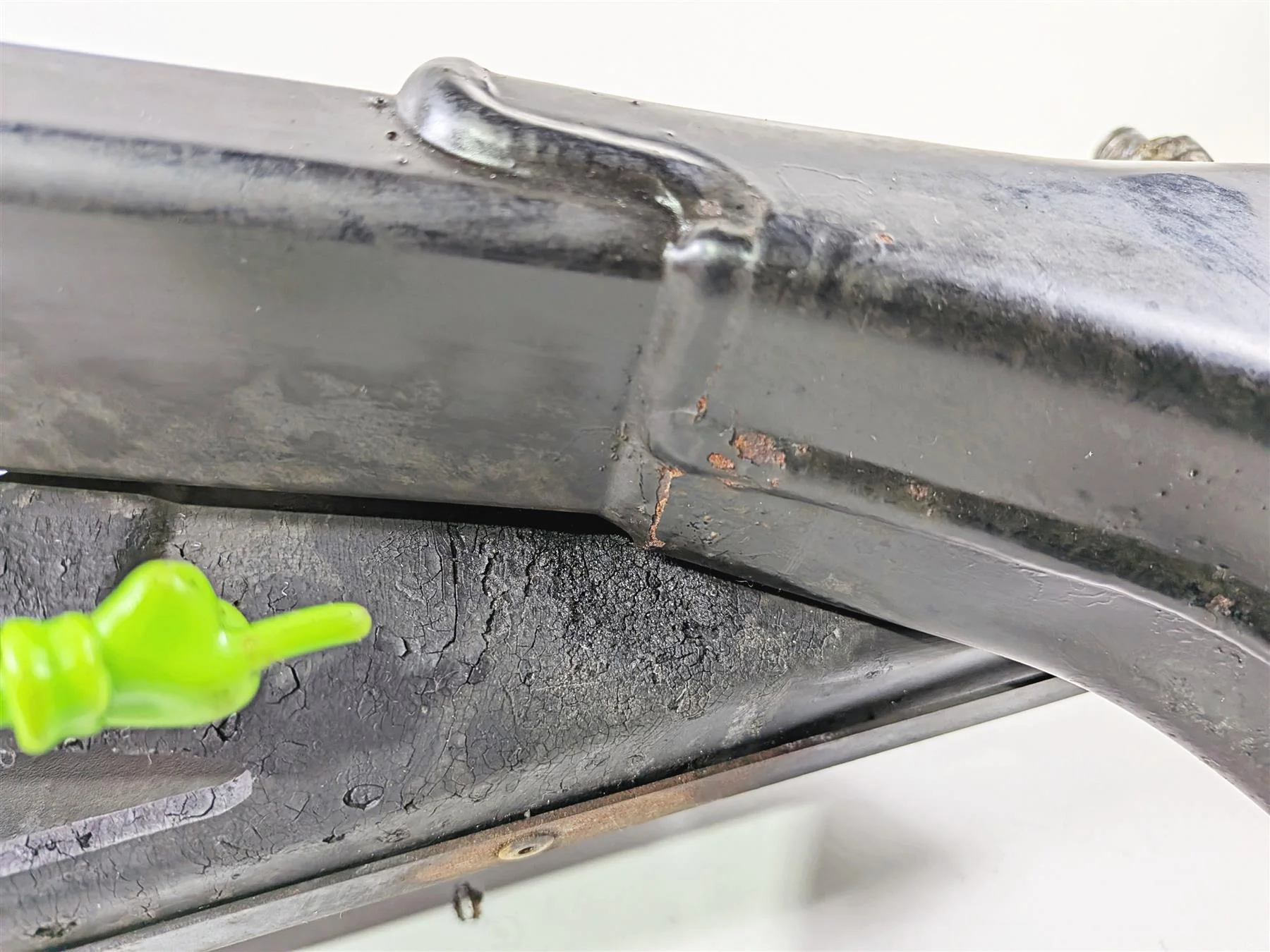 2001 Harley FLHRCI Road King Rear Swing Arm Swingarm & Axle 47549-00 - Image 8